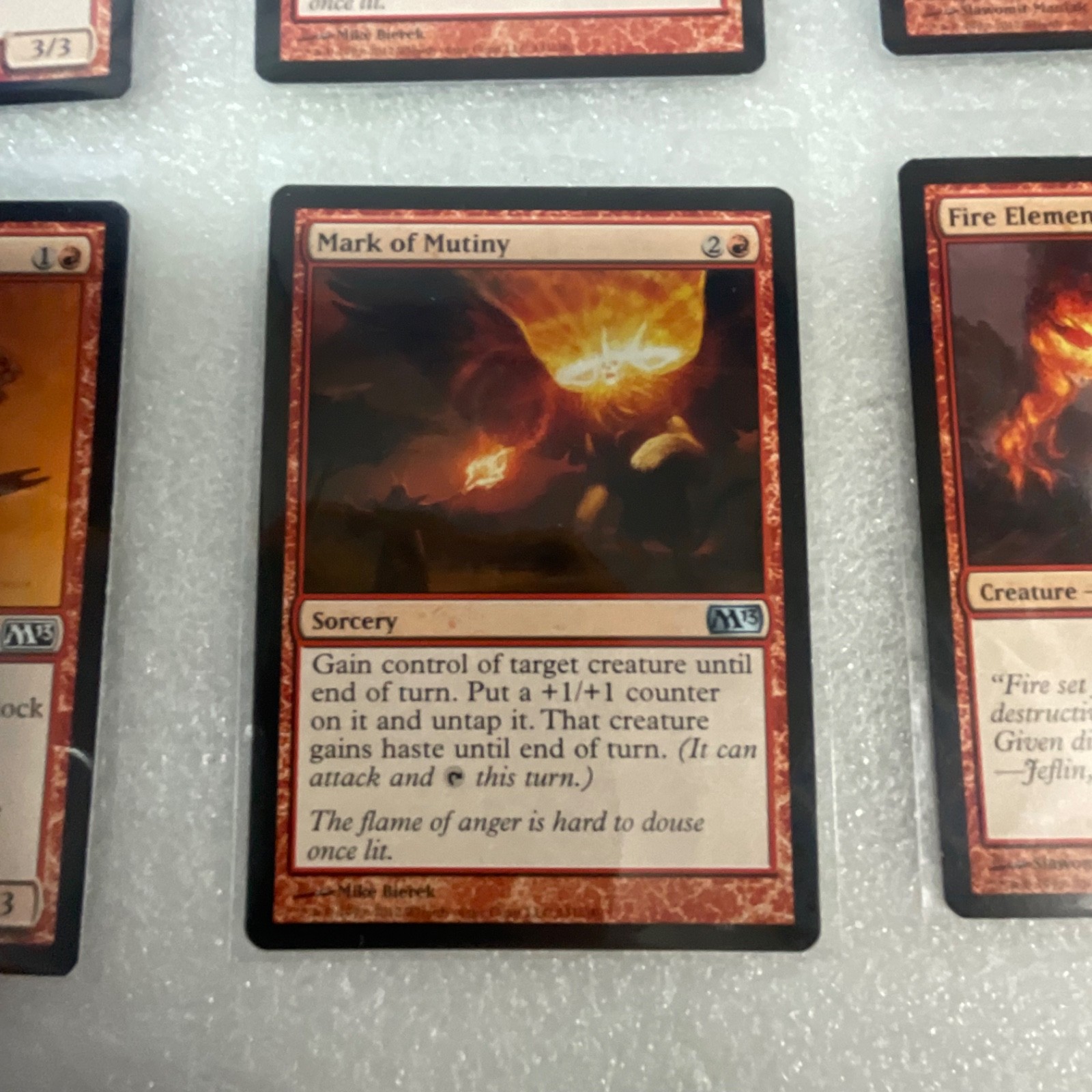 Magic the Gathering Lot of 20 Red M13 Cards Fire Elemental Mogg Flunkies - Image 14