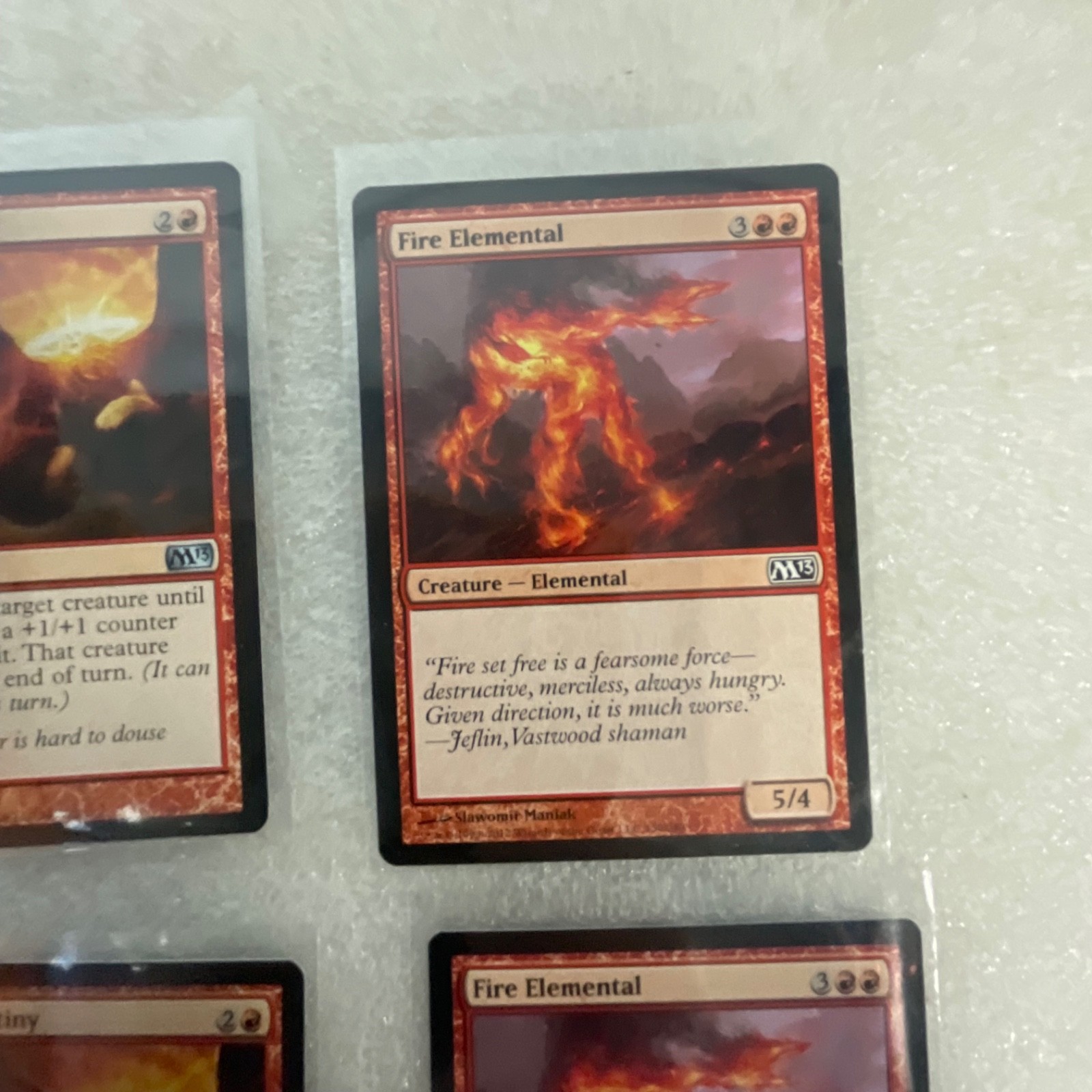 Magic the Gathering Lot of 20 Red M13 Cards Fire Elemental Mogg Flunkies - Image 18