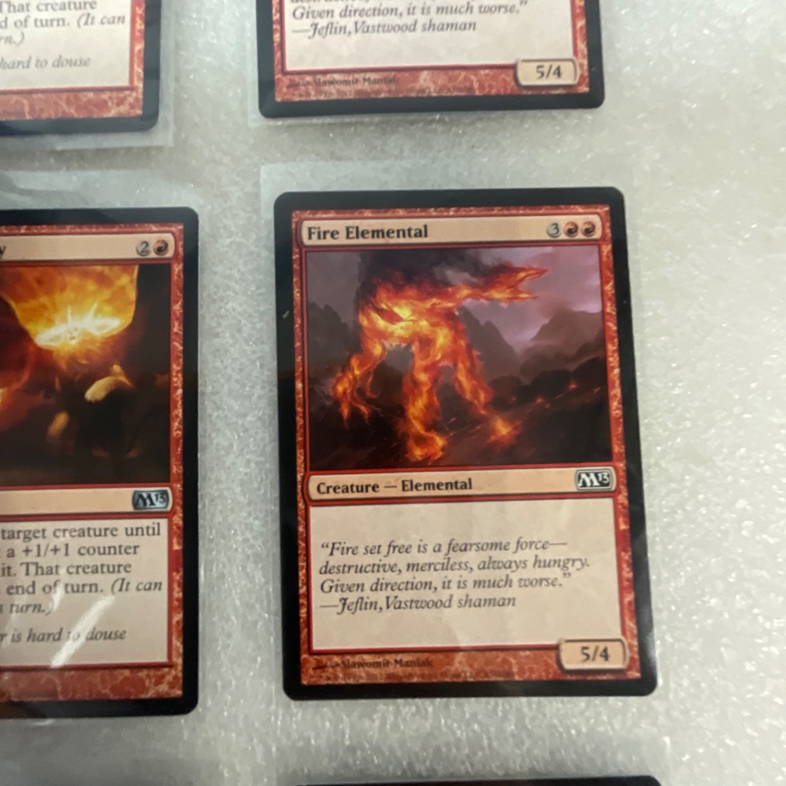 Magic the Gathering Lot of 20 Red M13 Cards Fire Elemental Mogg Flunkies - Image 20