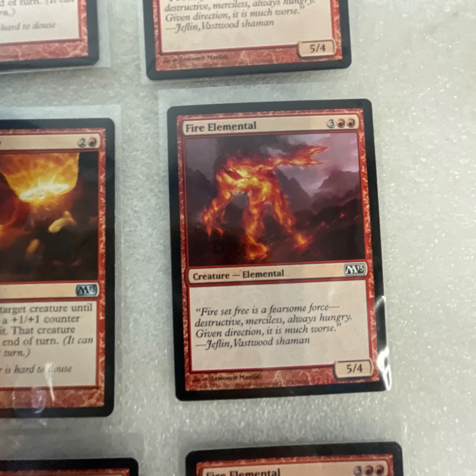 Magic the Gathering Lot of 20 Red M13 Cards Fire Elemental Mogg Flunkies - Image 19
