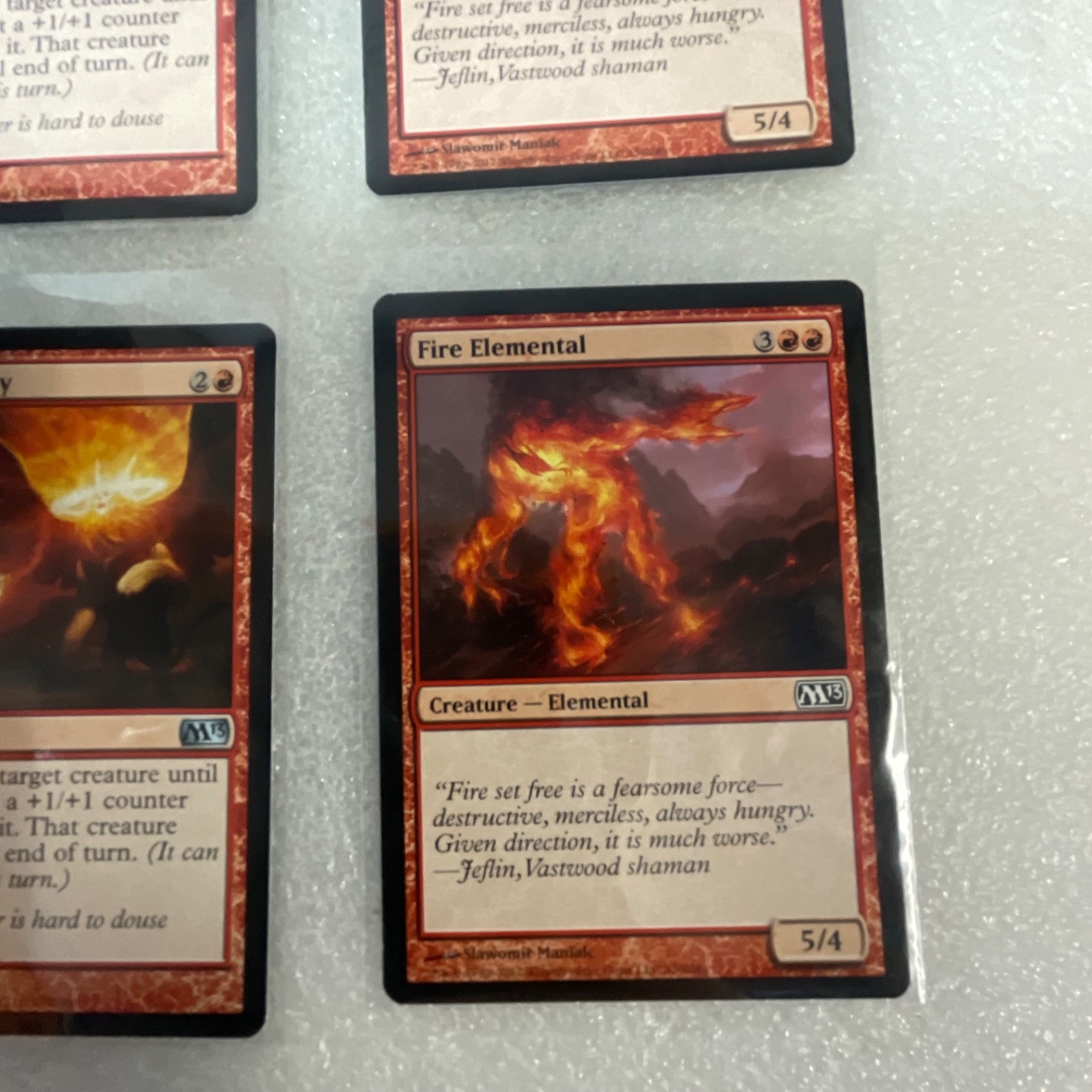 Magic the Gathering Lot of 20 Red M13 Cards Fire Elemental Mogg Flunkies - Image 21