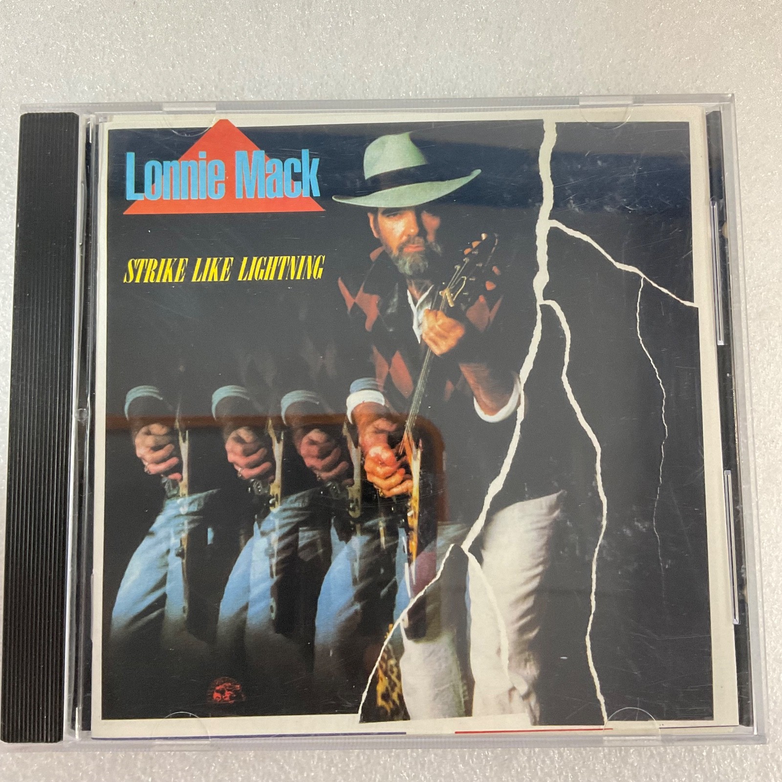 Lonnie Mack Strike Like Lightning CD Alligator Records Blues Rock Album - Image 1