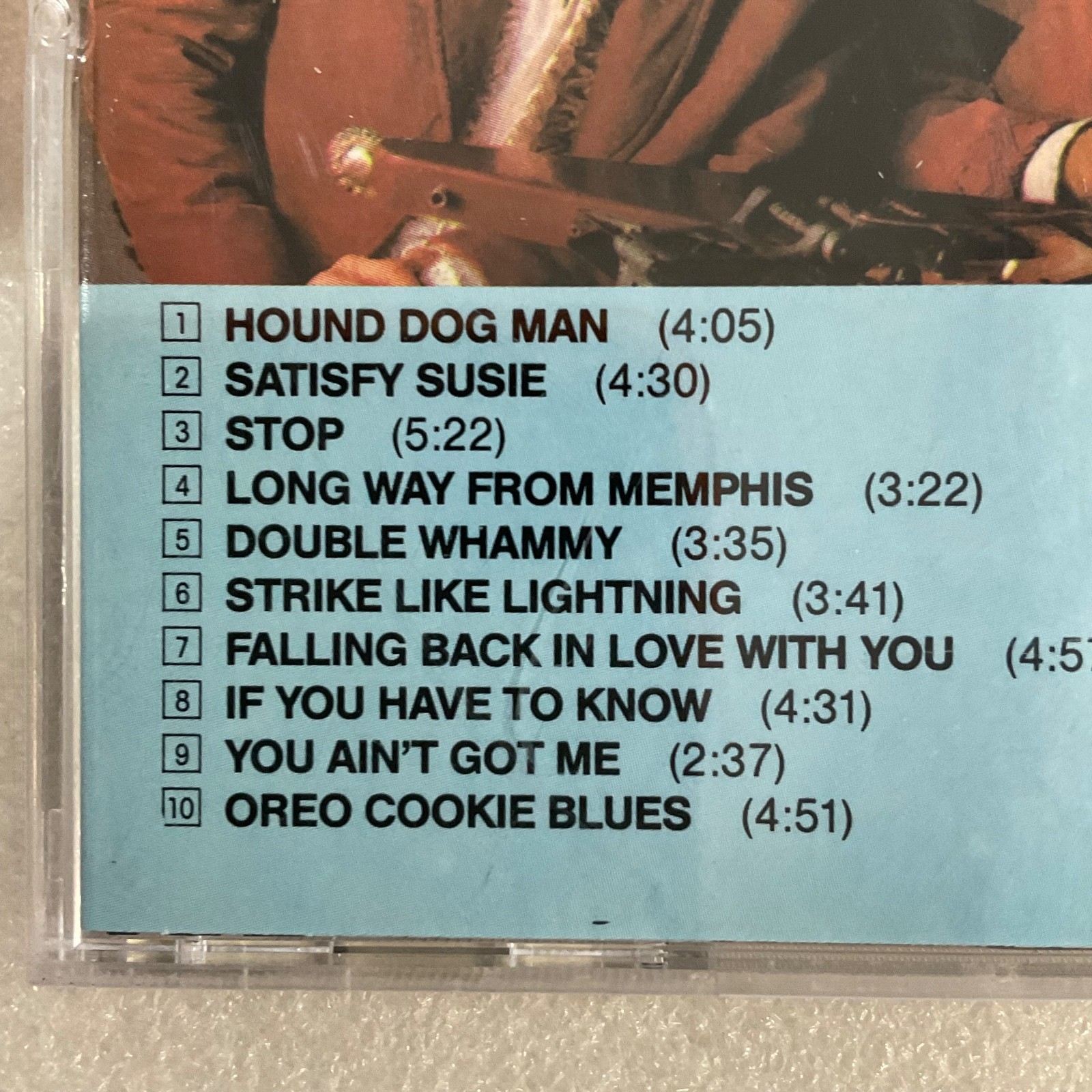 Lonnie Mack Strike Like Lightning CD Alligator Records Blues Rock Album - Image 10