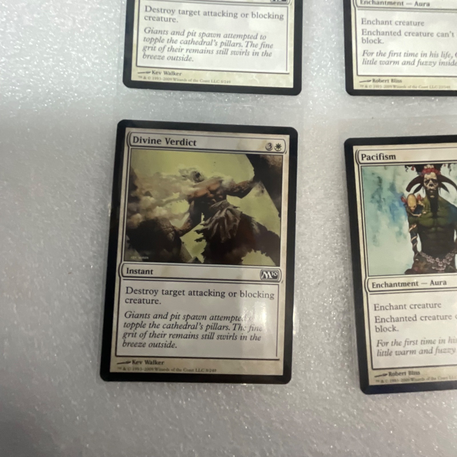 Magic the Gathering Lot of 20 White M13 Cards Divine Verdict Pacifism - Image 6
