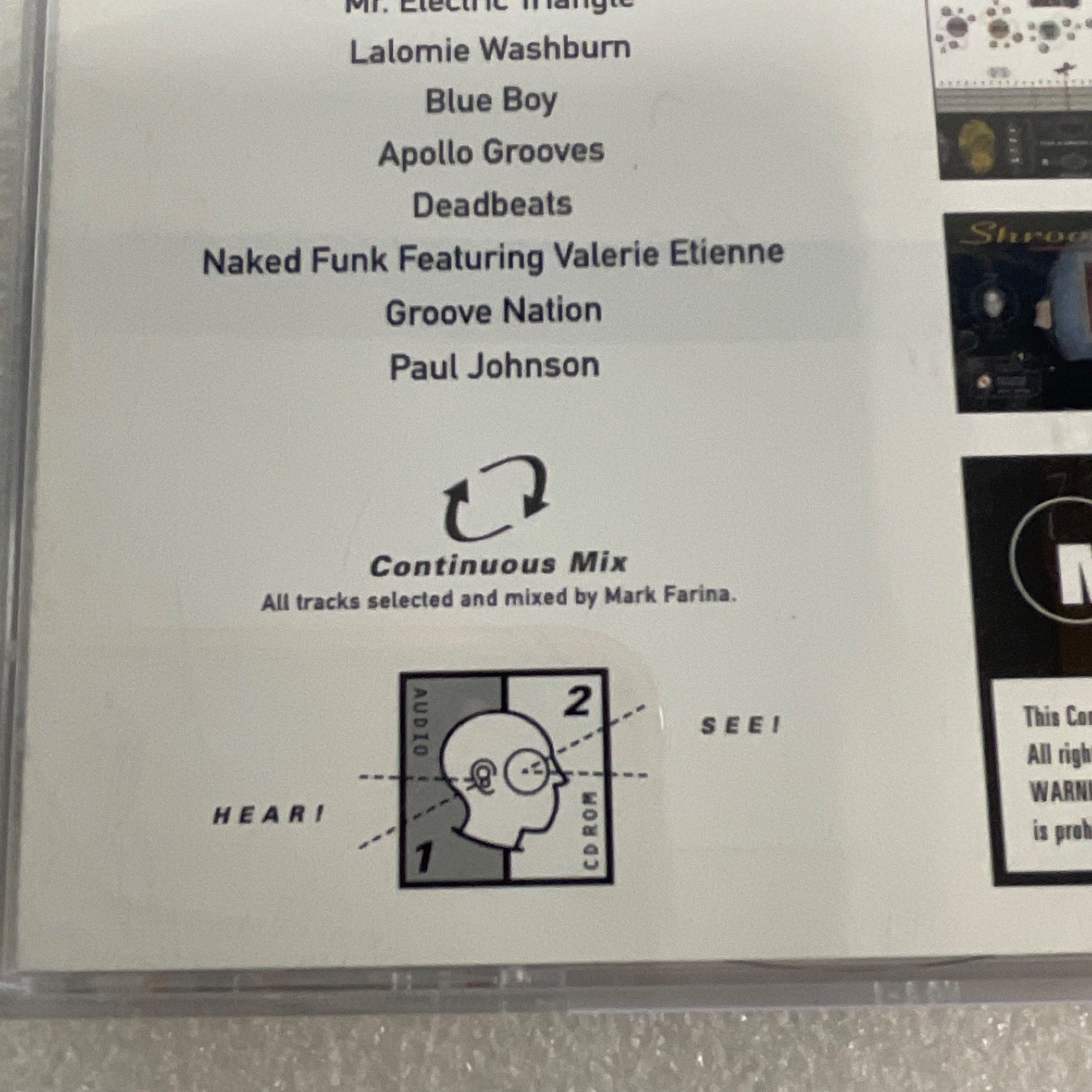 Mushroom Jazz DJ Mark Farina OM Records CD-ROM Disc 2 Only 1996 - Image 9