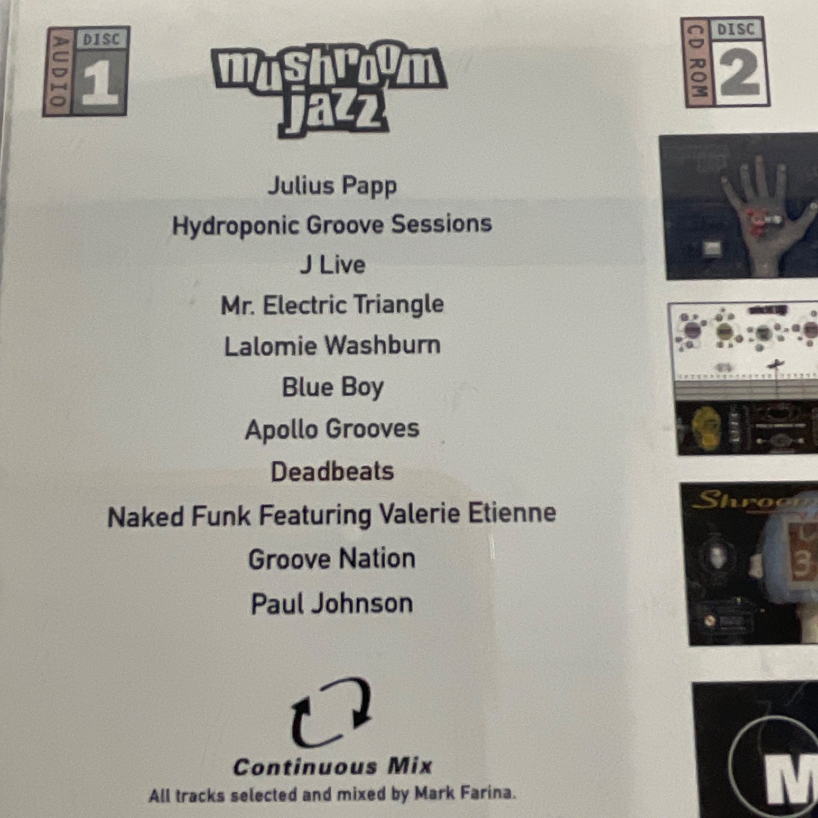 Mushroom Jazz DJ Mark Farina OM Records CD-ROM Disc 2 Only 1996 - Image 8