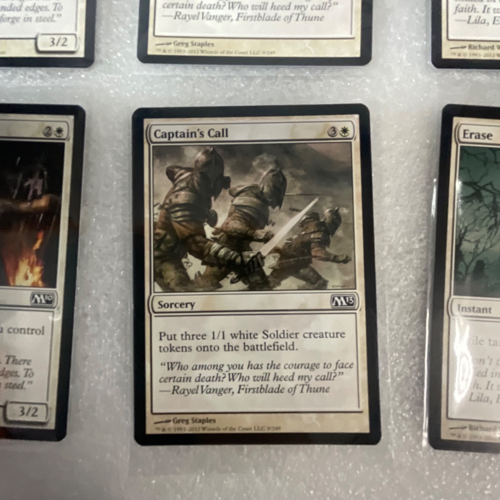 Magic the Gathering Lot of 20 White M13 Cards Divine Verdict Pacifism - Image 15