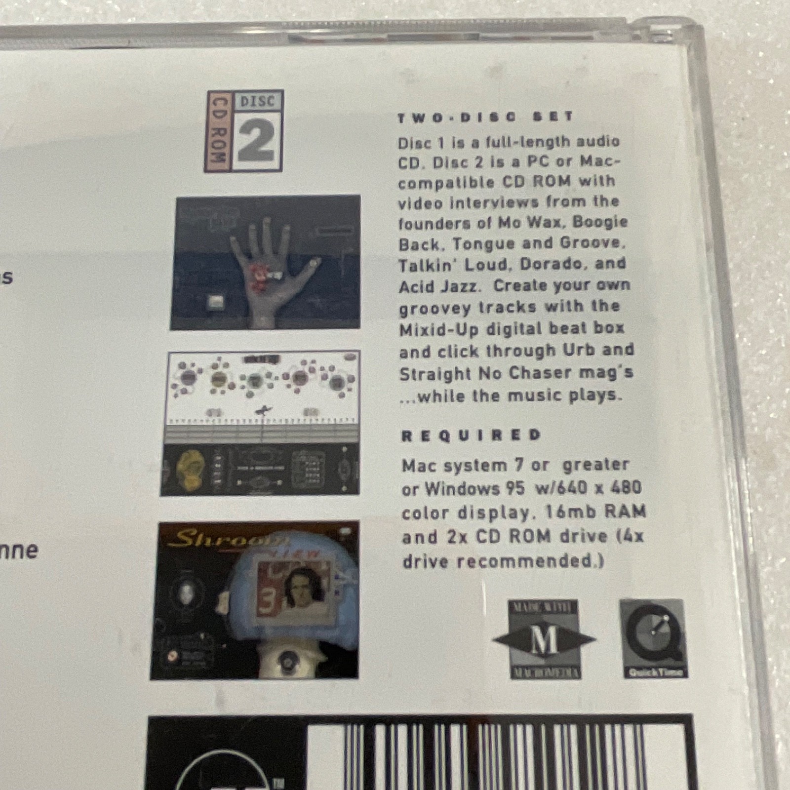 Mushroom Jazz DJ Mark Farina OM Records CD-ROM Disc 2 Only 1996 - Image 10