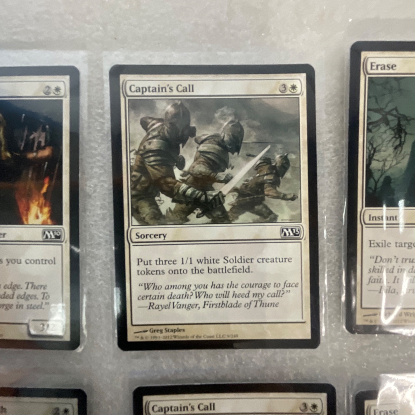 Magic the Gathering Lot of 20 White M13 Cards Divine Verdict Pacifism - Image 18