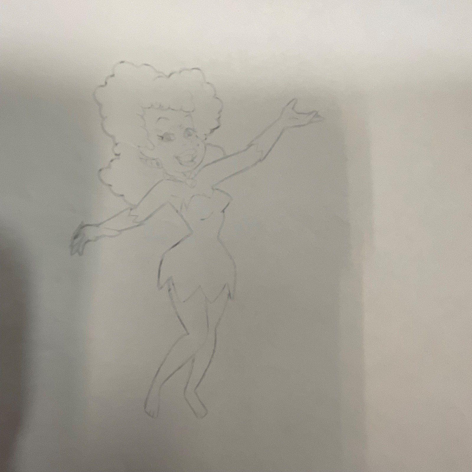 Vintage Cavewoman Animation Cel Production Art - Image 5
