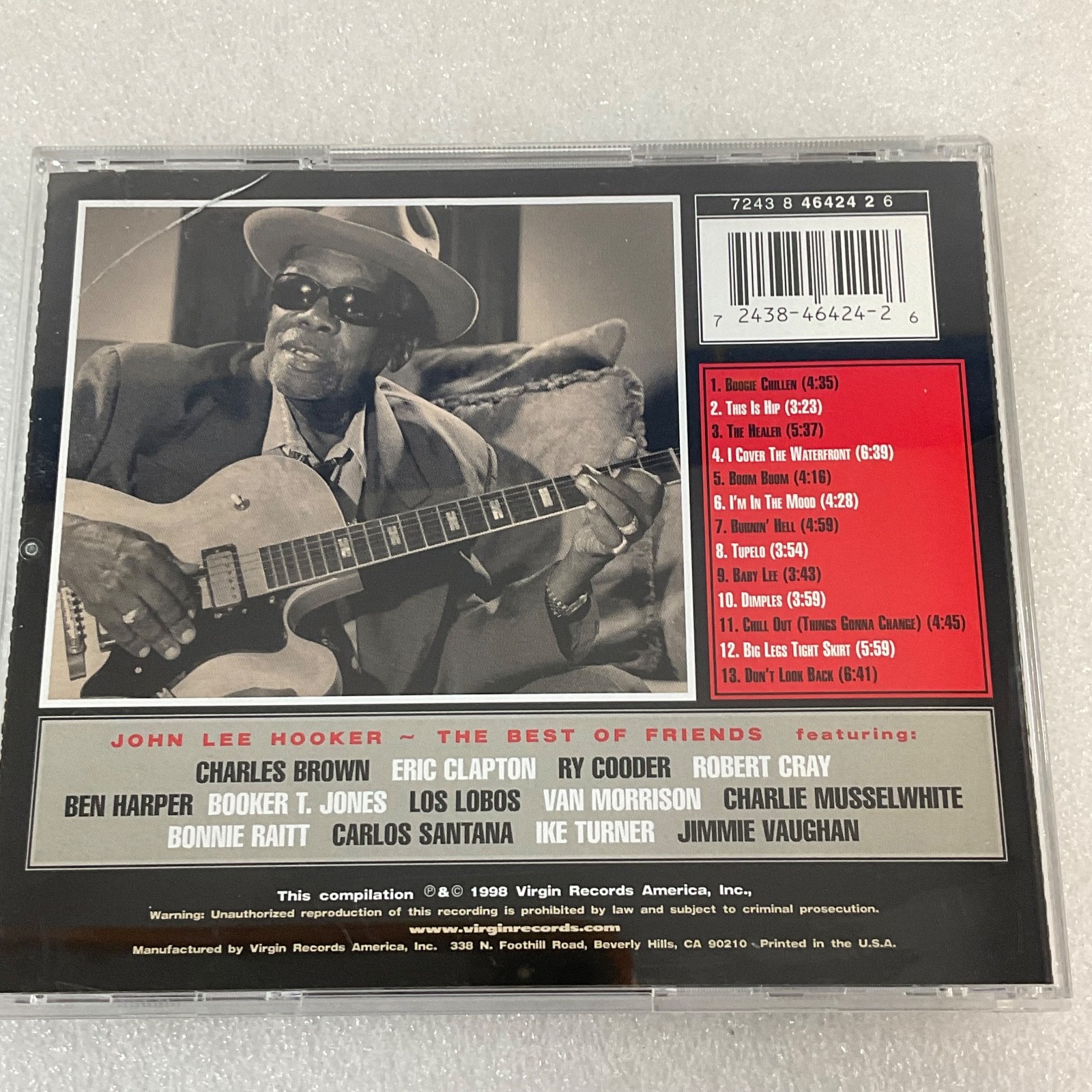John Lee Hooker The Best Of Friends CD Blues Compilation - Image 2