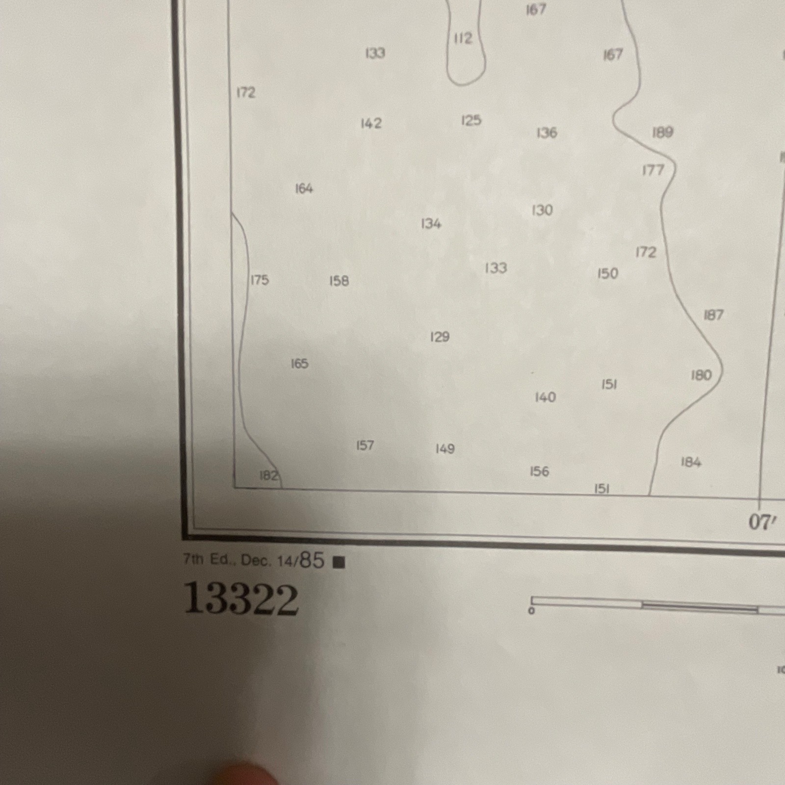 1985 NOAA Winter Harbor Maine Nautical Chart 31in x 25in Map 13322 - Image 15