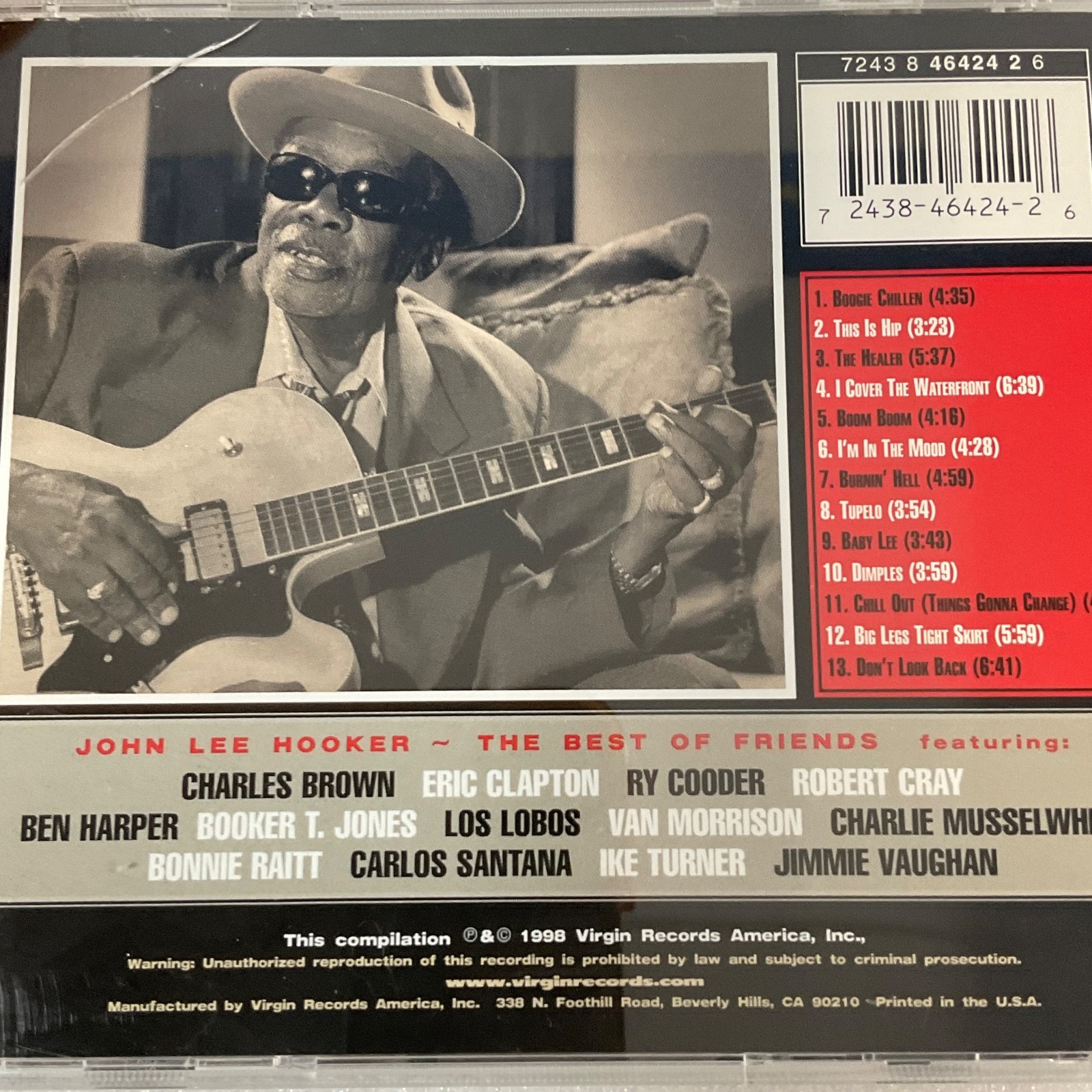John Lee Hooker The Best Of Friends CD Blues Compilation - Image 12
