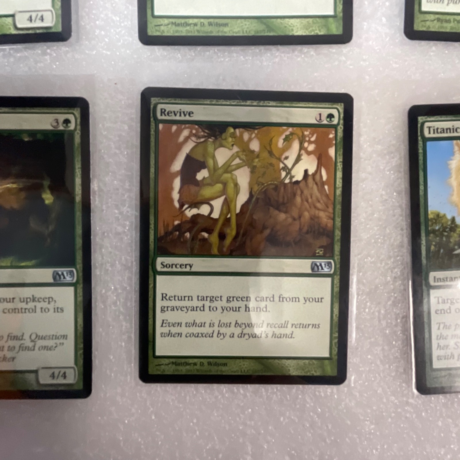 Magic the Gathering Lot of 20 Green M13 Roaring Primadox Titanic Growth - Image 6