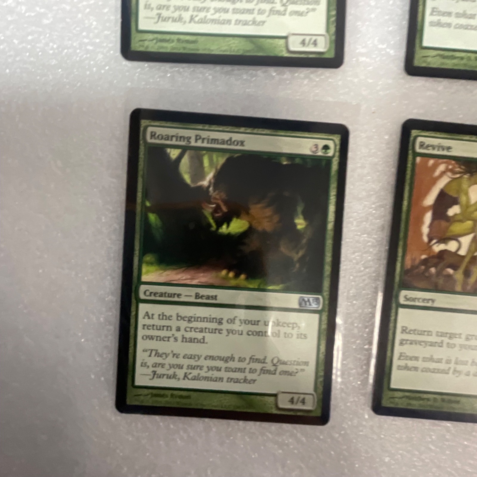Magic the Gathering Lot of 20 Green M13 Roaring Primadox Titanic Growth - Image 5
