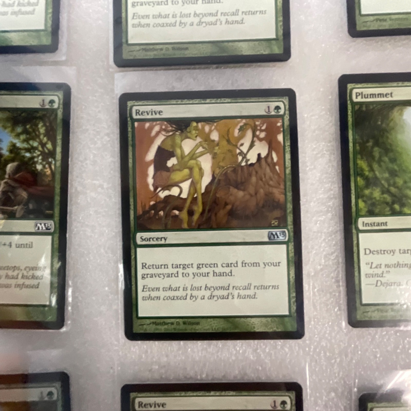 Magic the Gathering Lot of 20 Green M13 Roaring Primadox Titanic Growth - Image 15