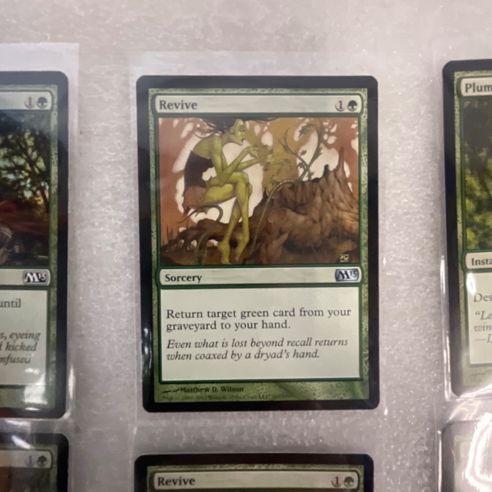 Magic the Gathering Lot of 20 Green M13 Roaring Primadox Titanic Growth - Image 17
