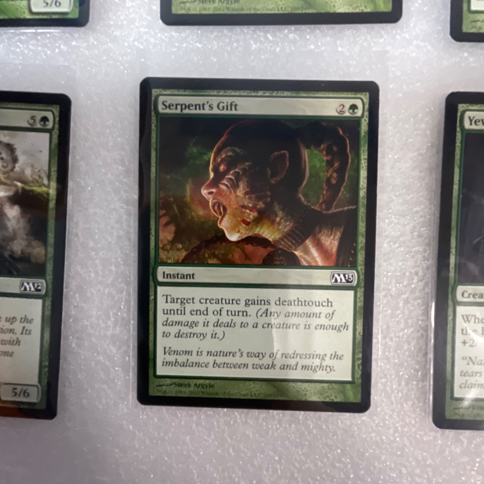 Magic the Gathering Lot of 20 Green M13 Vastwood Gorger Fungal Sprouting - Image 6