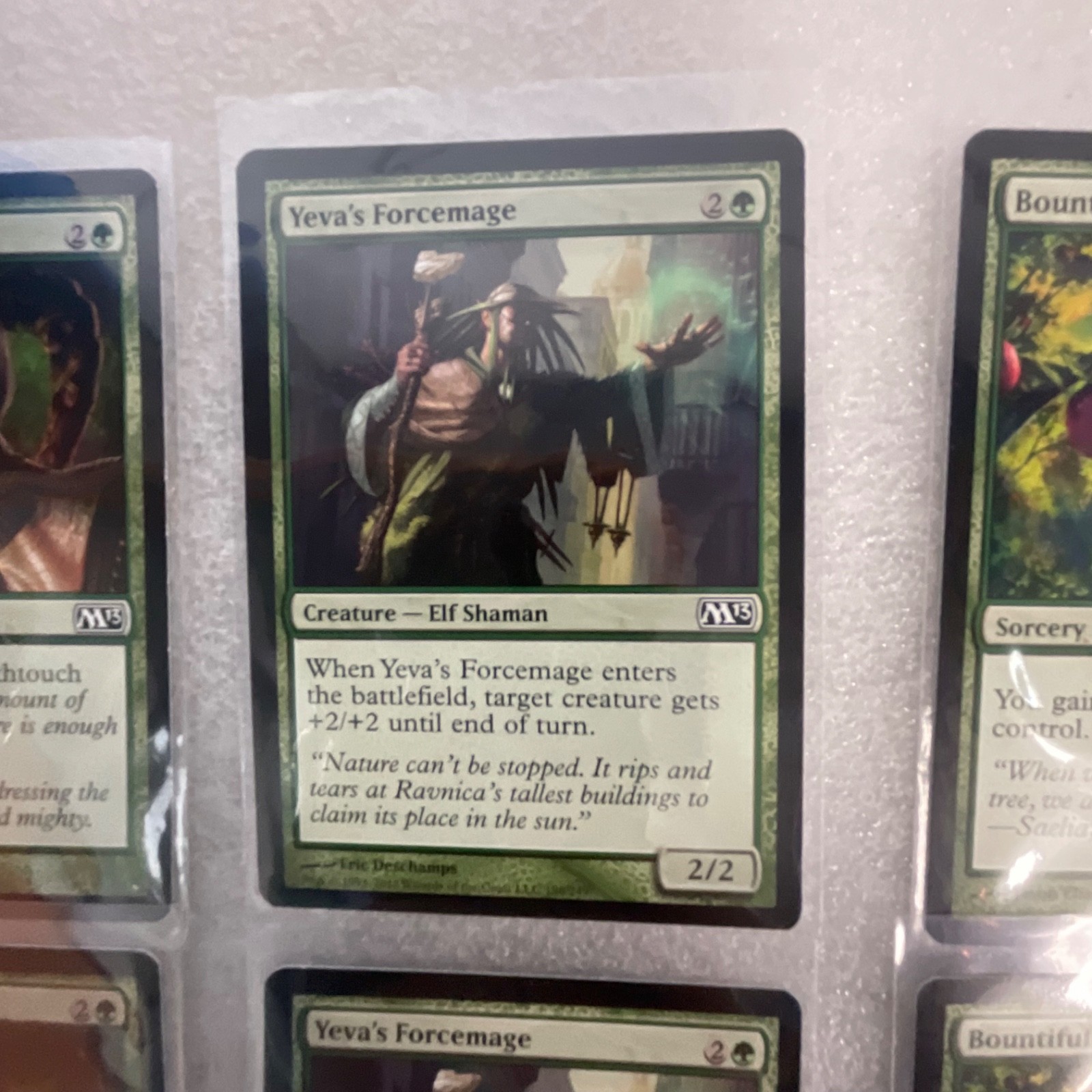 Magic the Gathering Lot of 20 Green M13 Vastwood Gorger Fungal Sprouting - Image 10