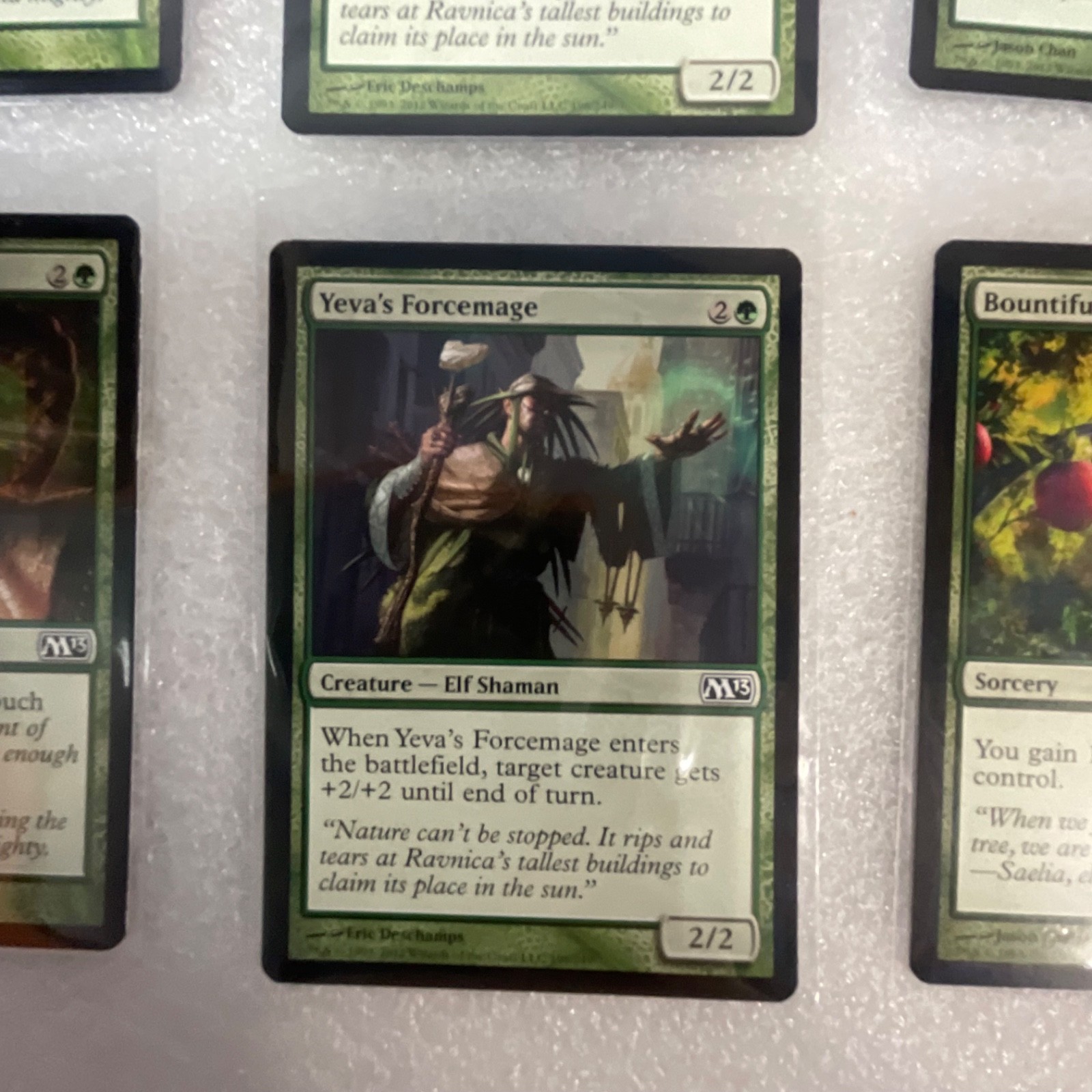 Magic the Gathering Lot of 20 Green M13 Vastwood Gorger Fungal Sprouting - Image 13