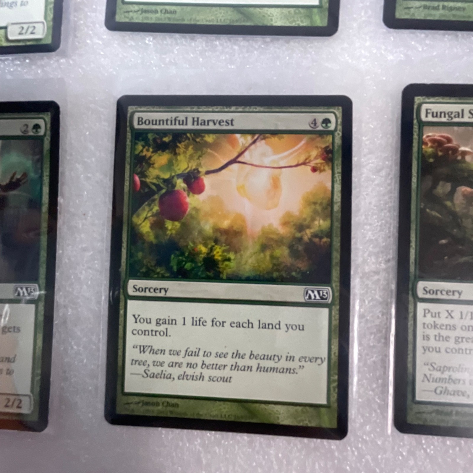 Magic the Gathering Lot of 20 Green M13 Vastwood Gorger Fungal Sprouting - Image 14