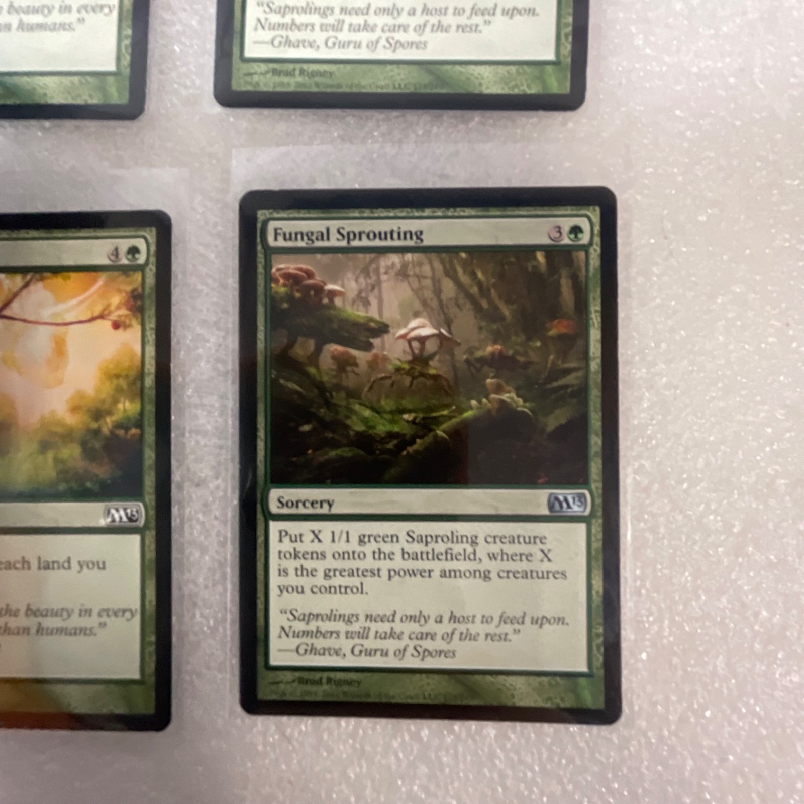 Magic the Gathering Lot of 20 Green M13 Vastwood Gorger Fungal Sprouting - Image 21