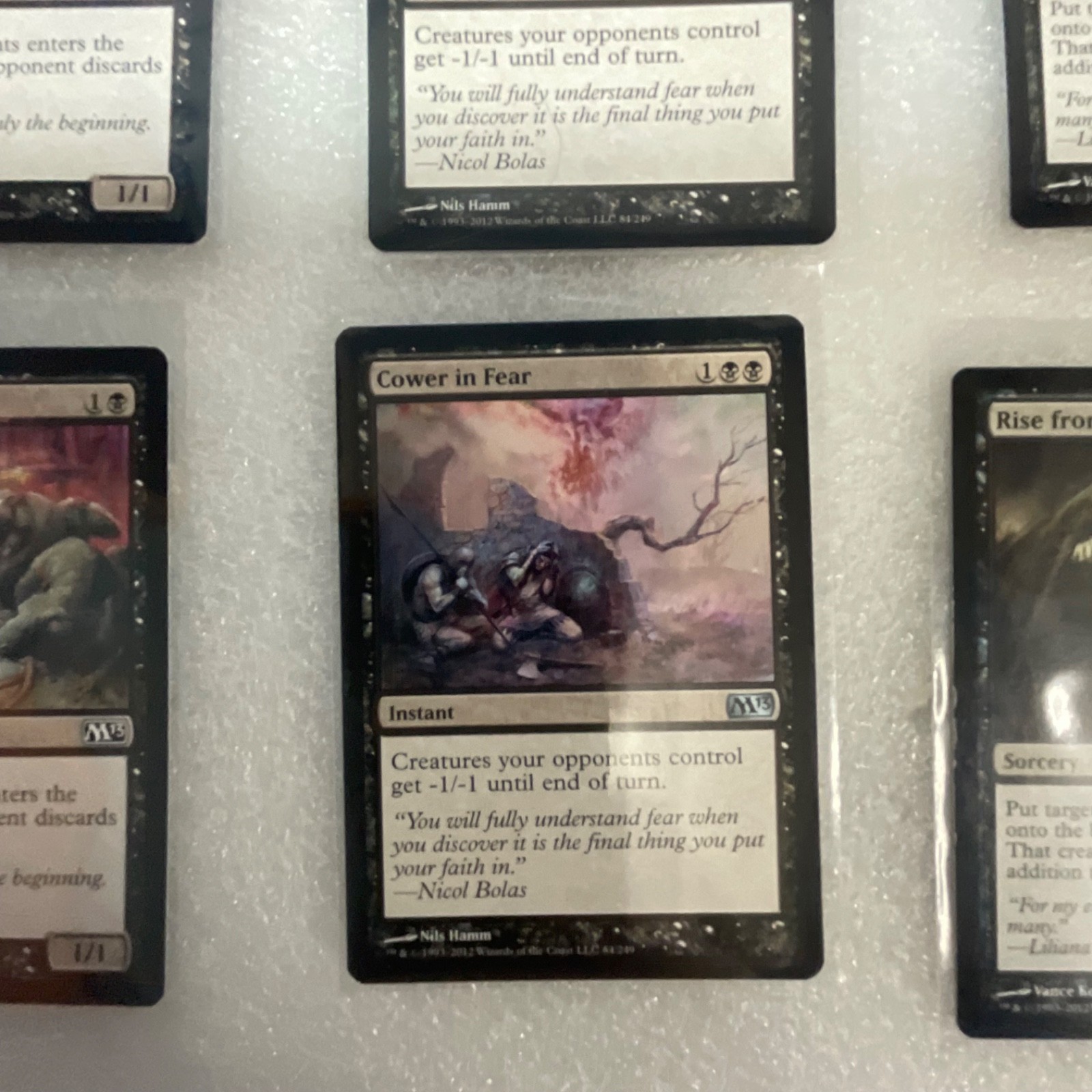 Magic the Gathering Lot of 20 Black M13 Duress Mind Rot Cower in Fear - Image 6