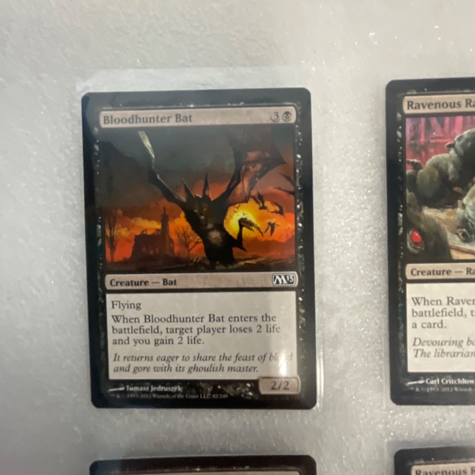 Magic the Gathering Lot of 20 Black M13 Cards Mind Rot Disentomb - Image 2