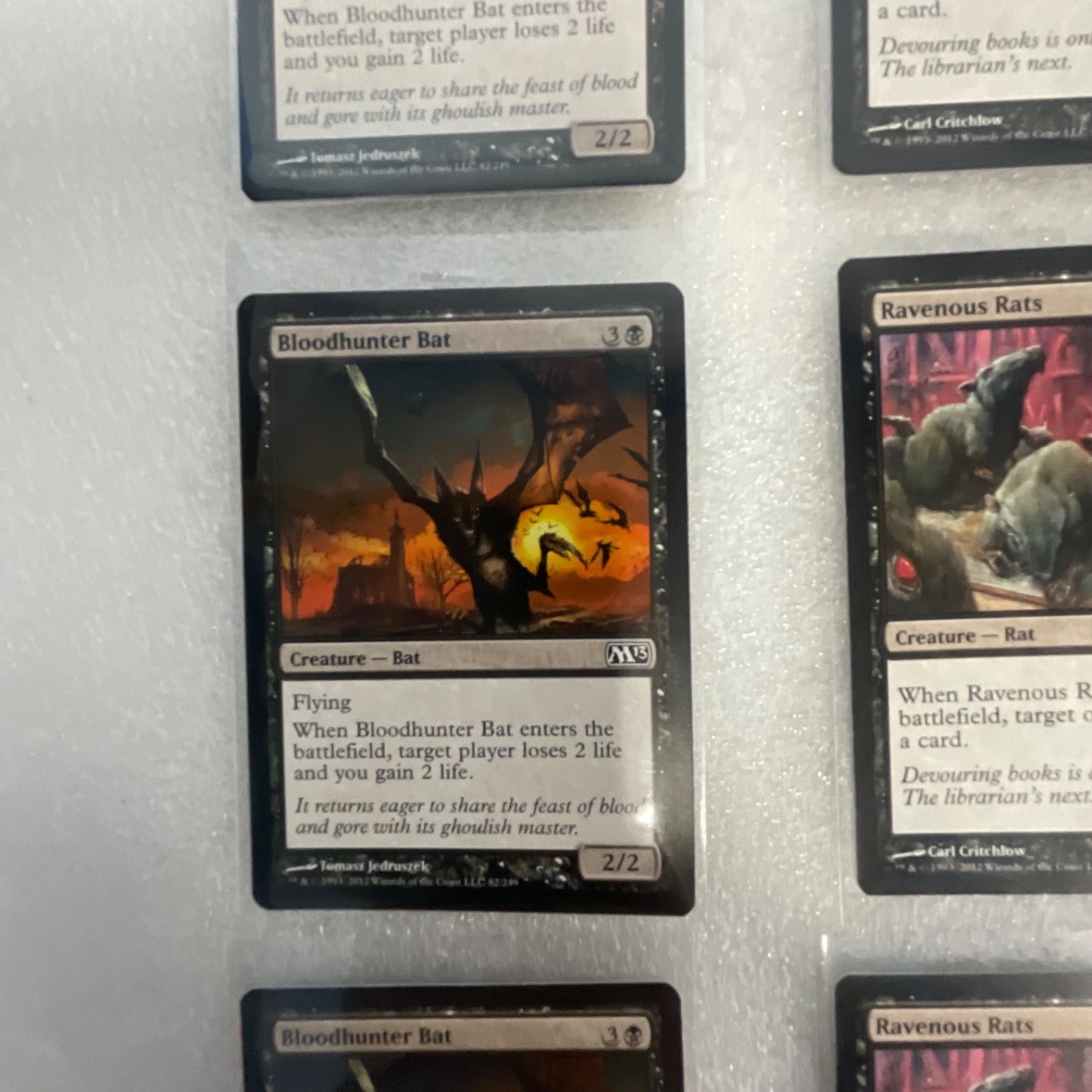 Magic the Gathering Lot of 20 Black M13 Cards Mind Rot Disentomb - Image 3
