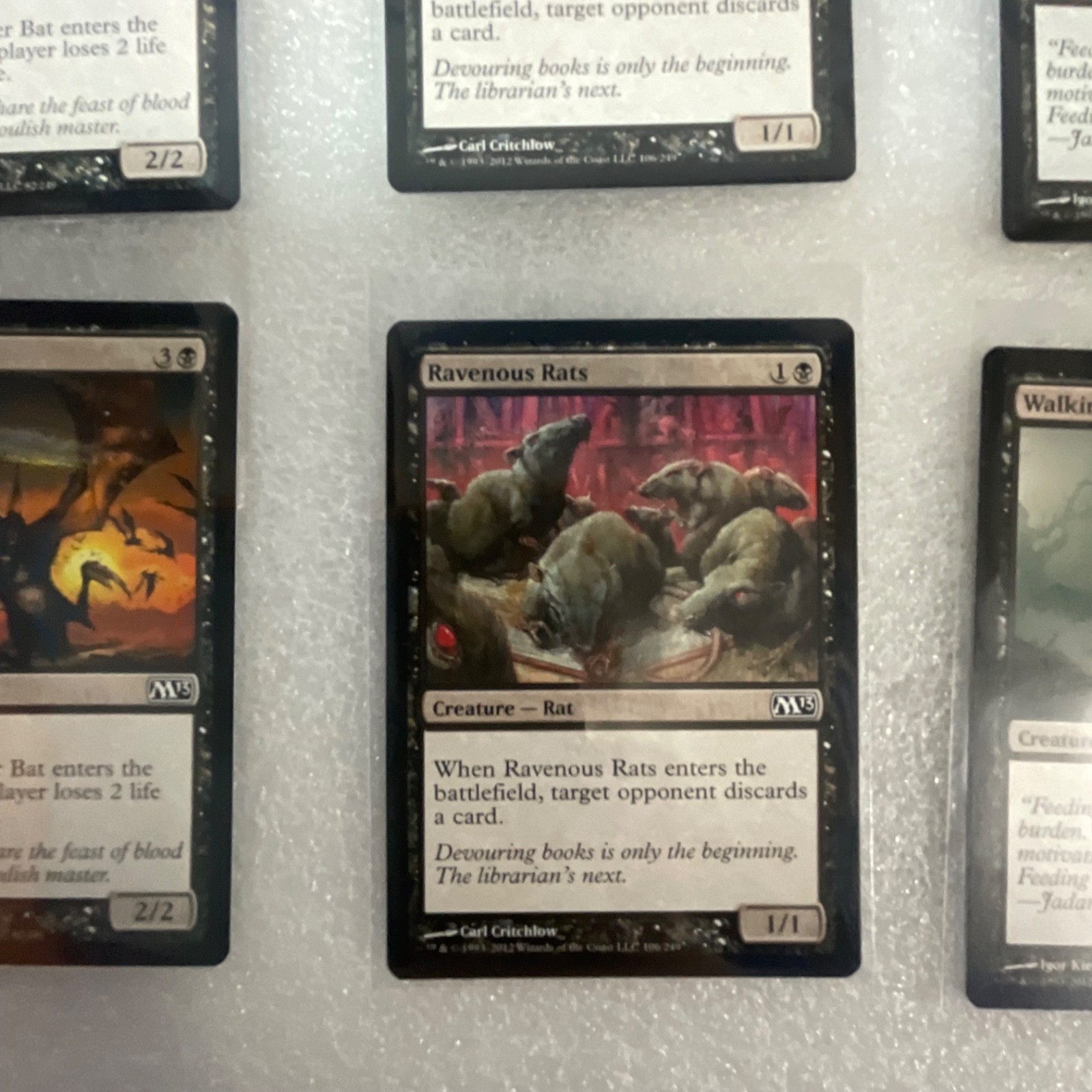 Magic the Gathering Lot of 20 Black M13 Cards Mind Rot Disentomb - Image 6