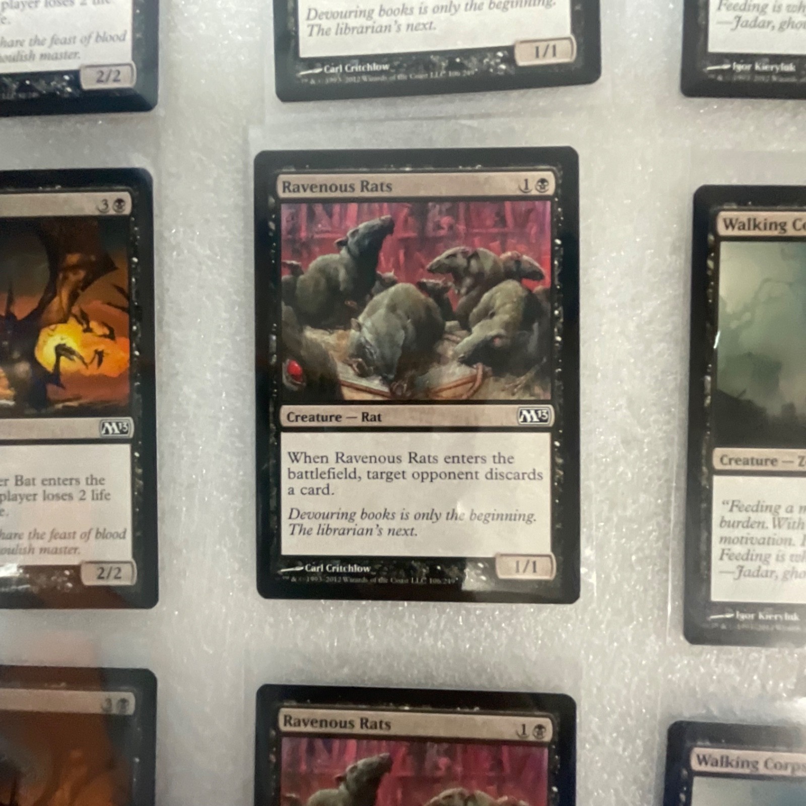 Magic the Gathering Lot of 20 Black M13 Cards Mind Rot Disentomb - Image 7