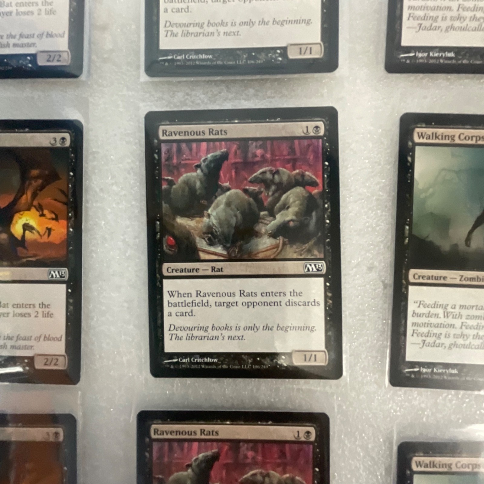 Magic the Gathering Lot of 20 Black M13 Cards Mind Rot Disentomb - Image 8