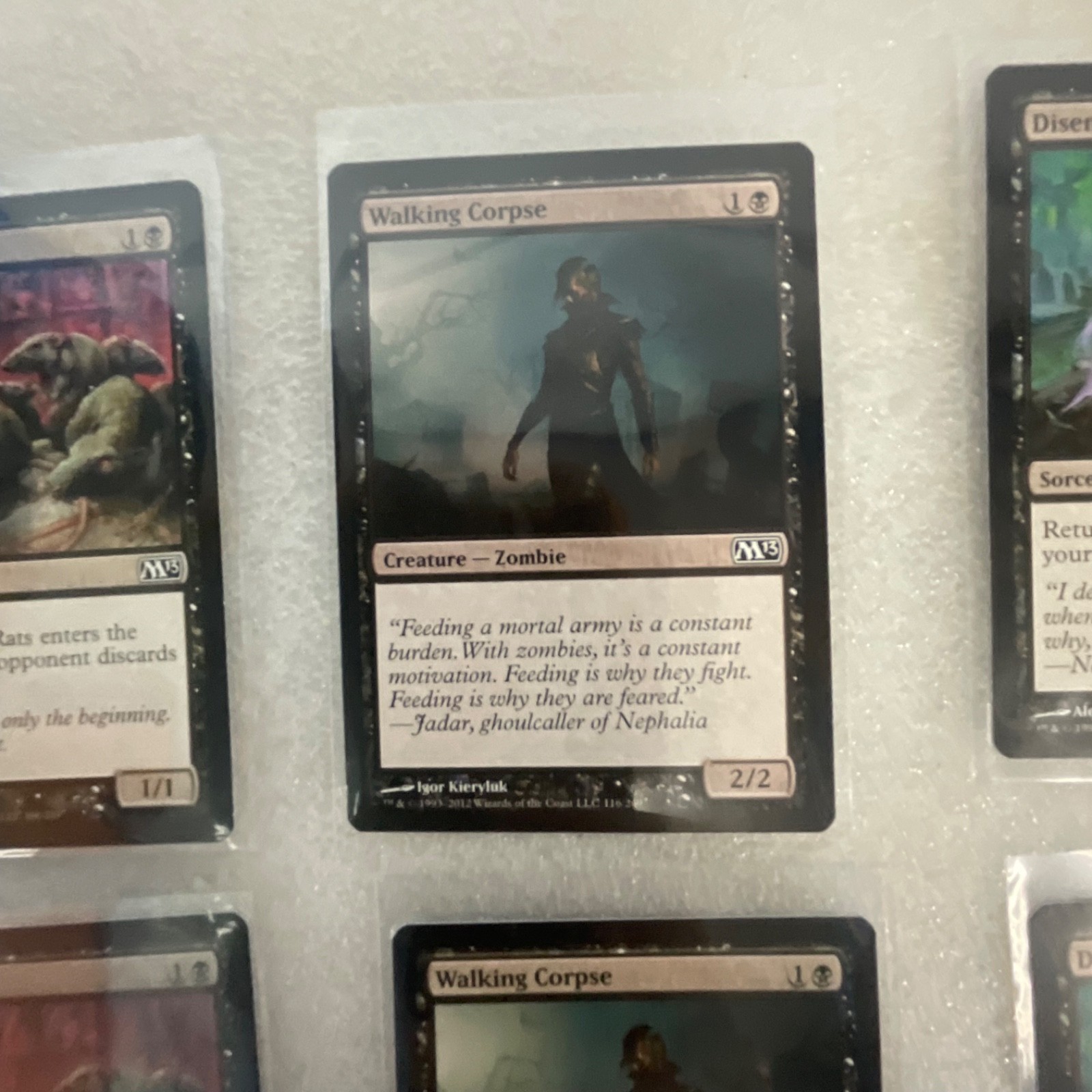 Magic the Gathering Lot of 20 Black M13 Cards Mind Rot Disentomb - Image 10