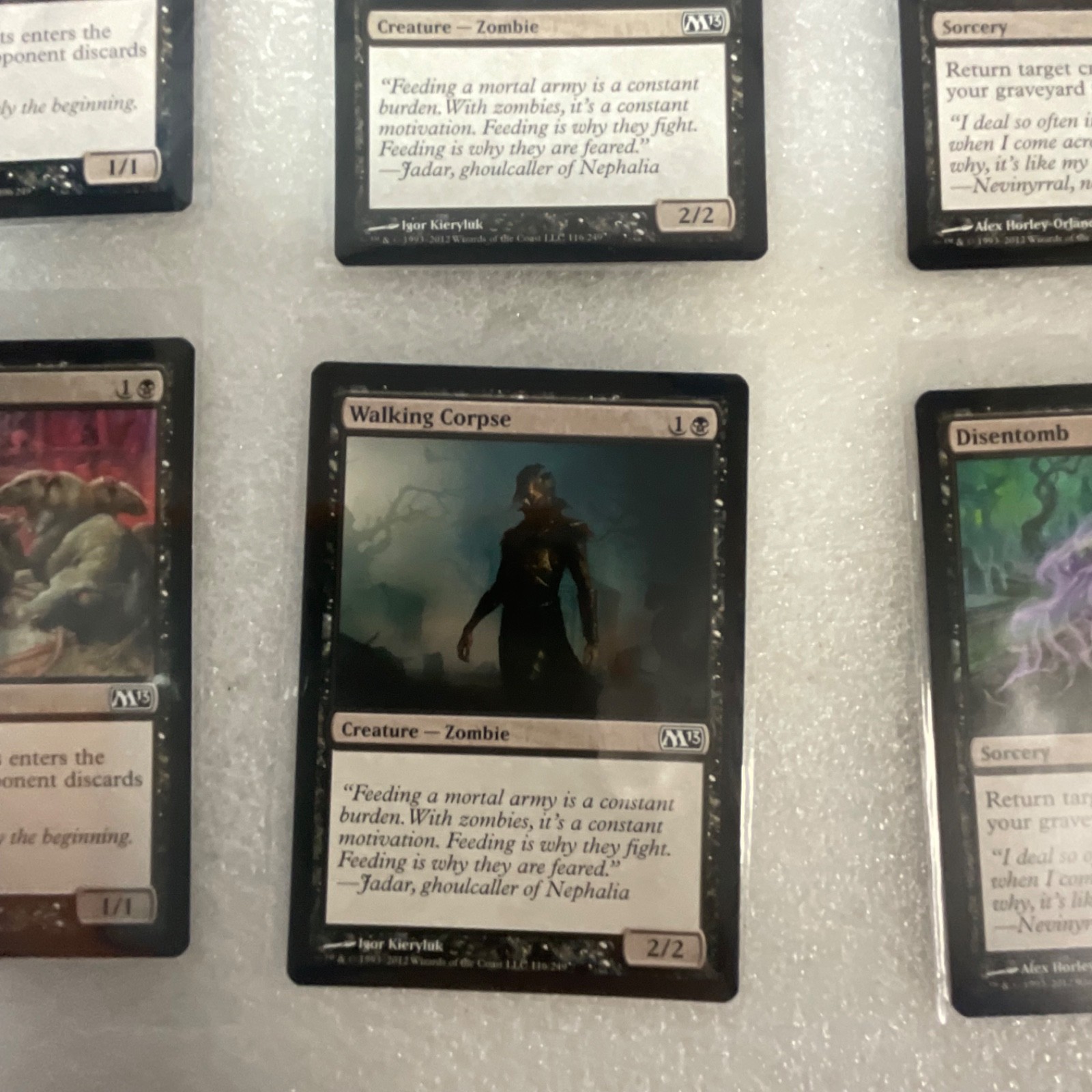 Magic the Gathering Lot of 20 Black M13 Cards Mind Rot Disentomb - Image 13