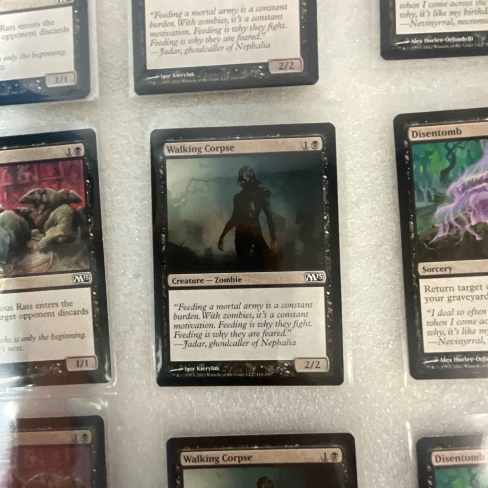 Magic the Gathering Lot of 20 Black M13 Cards Mind Rot Disentomb - Image 11
