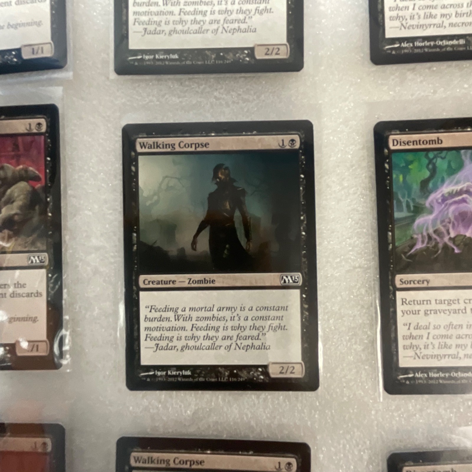 Magic the Gathering Lot of 20 Black M13 Cards Mind Rot Disentomb - Image 12