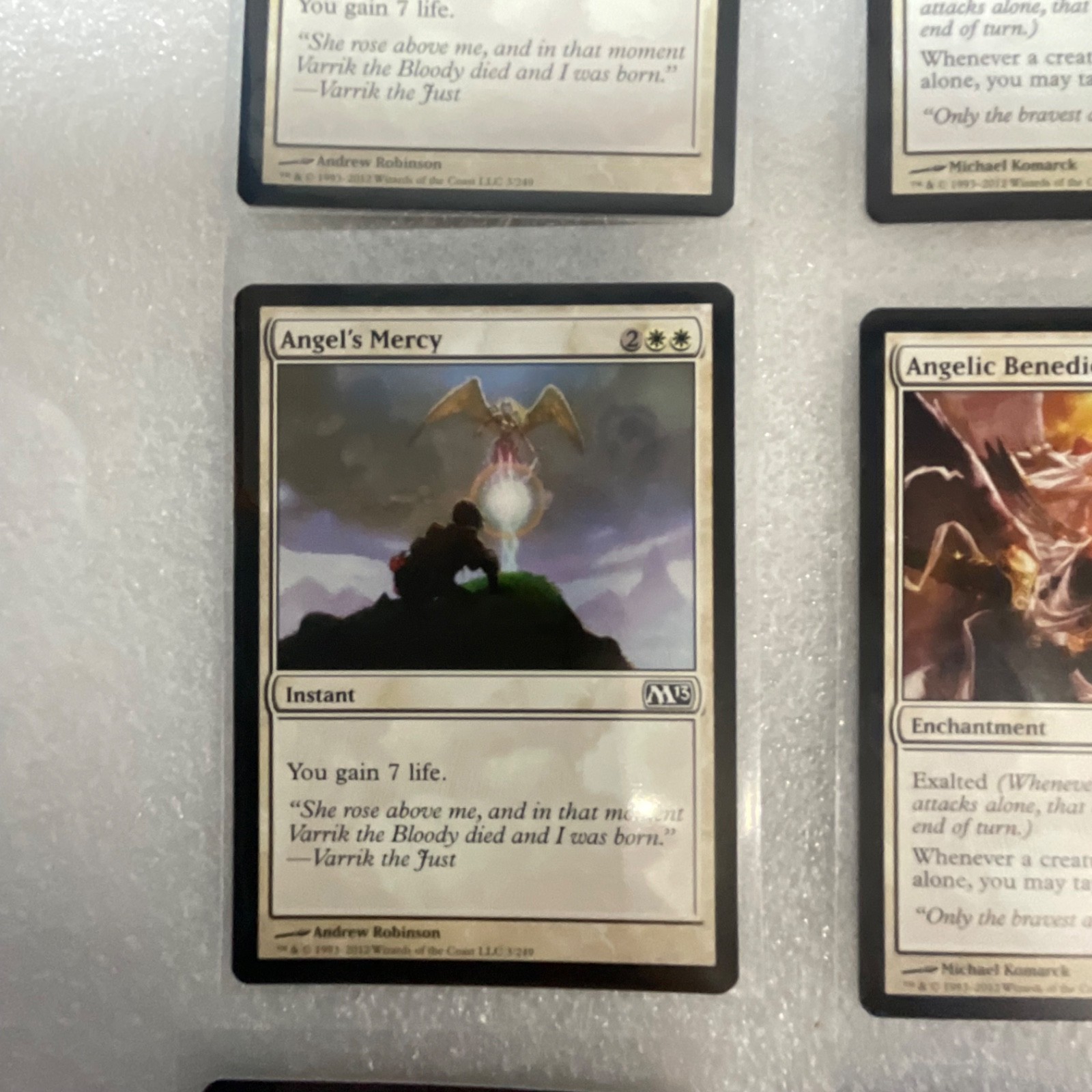 Magic the Gathering Lot of 20 White M13 Attended Knight Crusader - Image 4