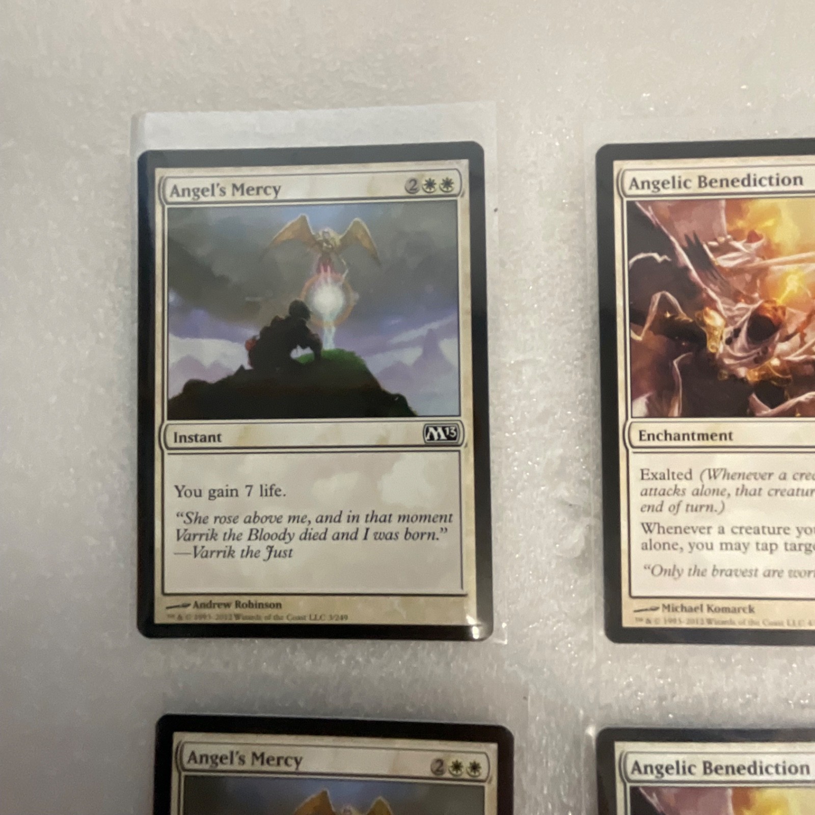 Magic the Gathering Lot of 20 White M13 Attended Knight Crusader - Image 2