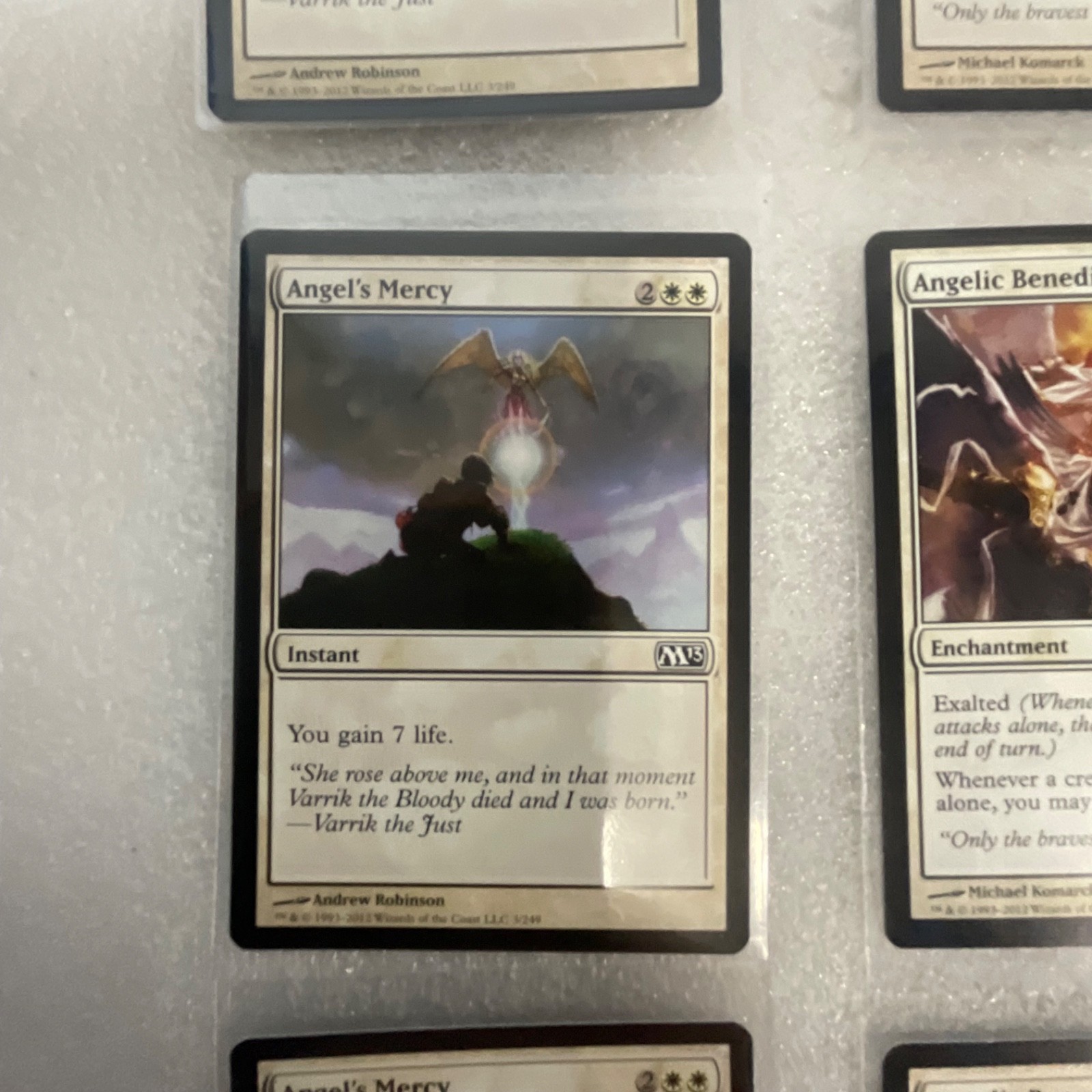 Magic the Gathering Lot of 20 White M13 Attended Knight Crusader - Image 3