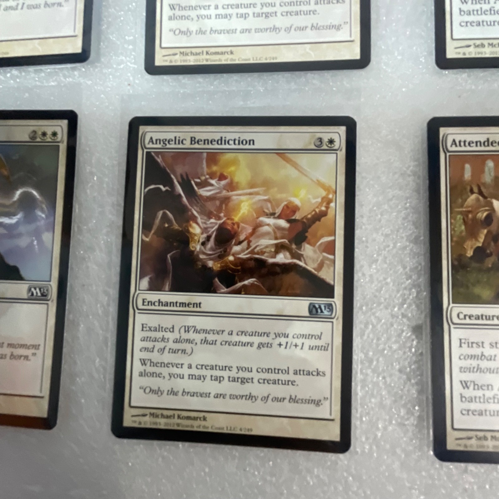 Magic the Gathering Lot of 20 White M13 Attended Knight Crusader - Image 6