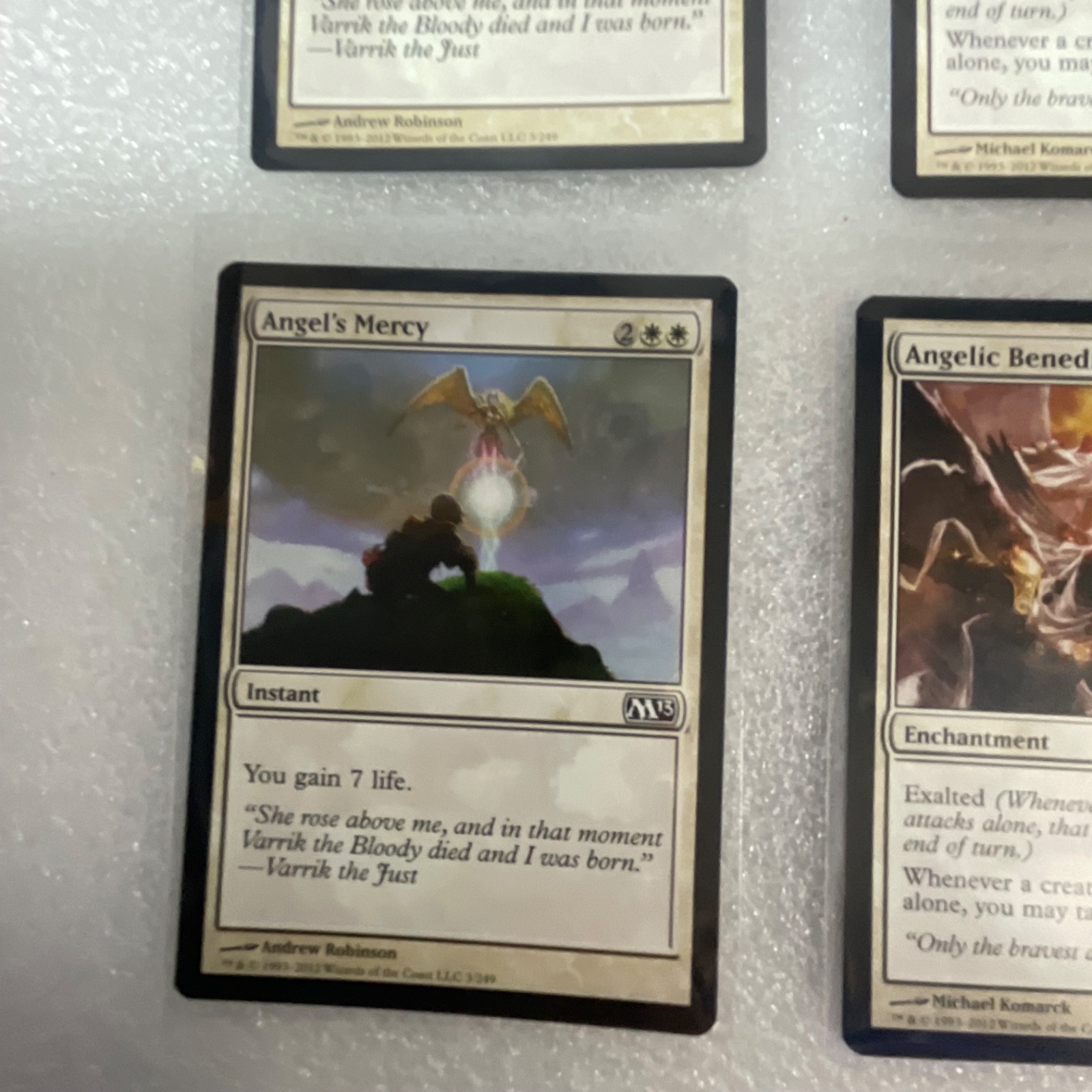 Magic the Gathering Lot of 20 White M13 Attended Knight Crusader - Image 5