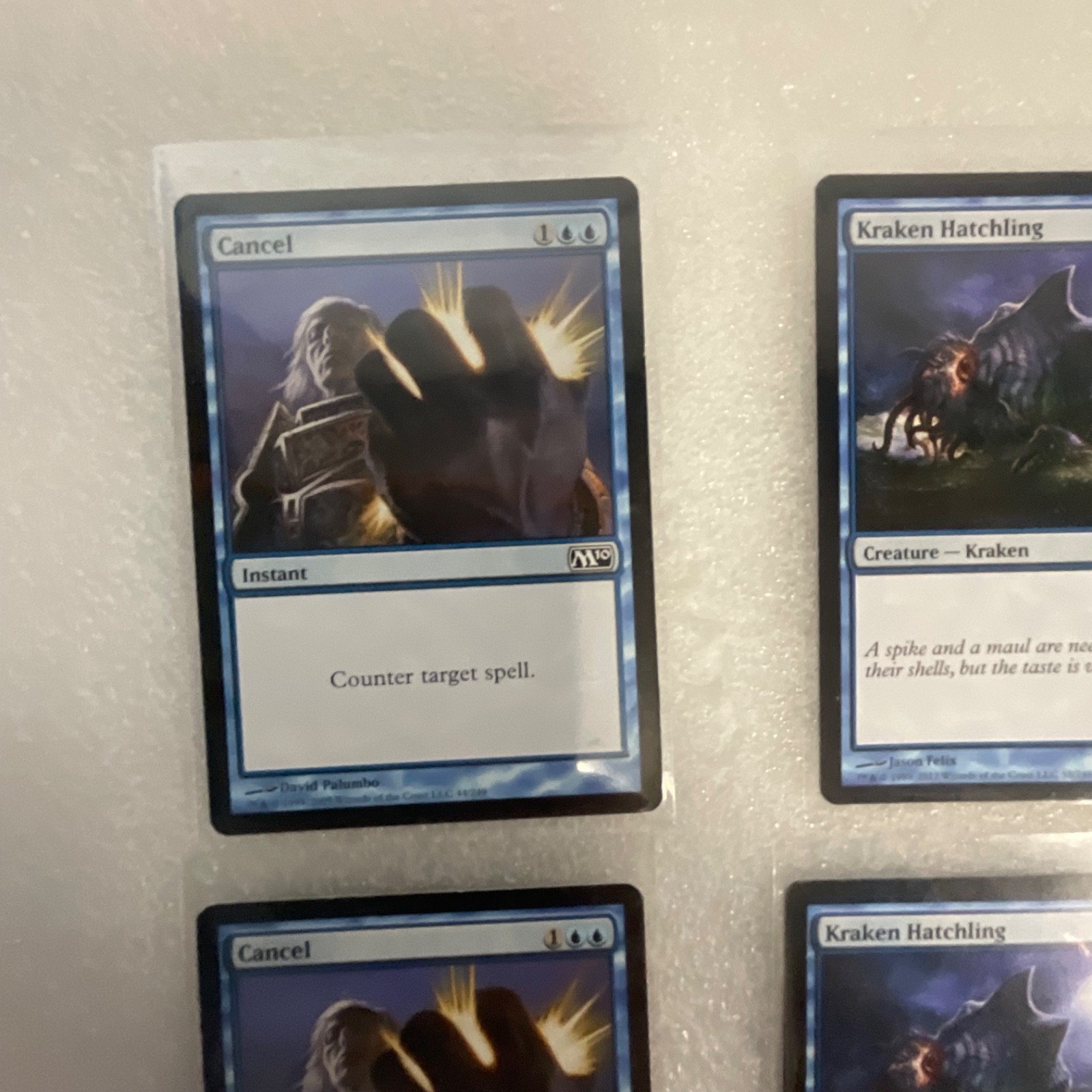 Magic the Gathering Lot of 20 Blue Cards M13 Cancel Negate Sleep - Image 2