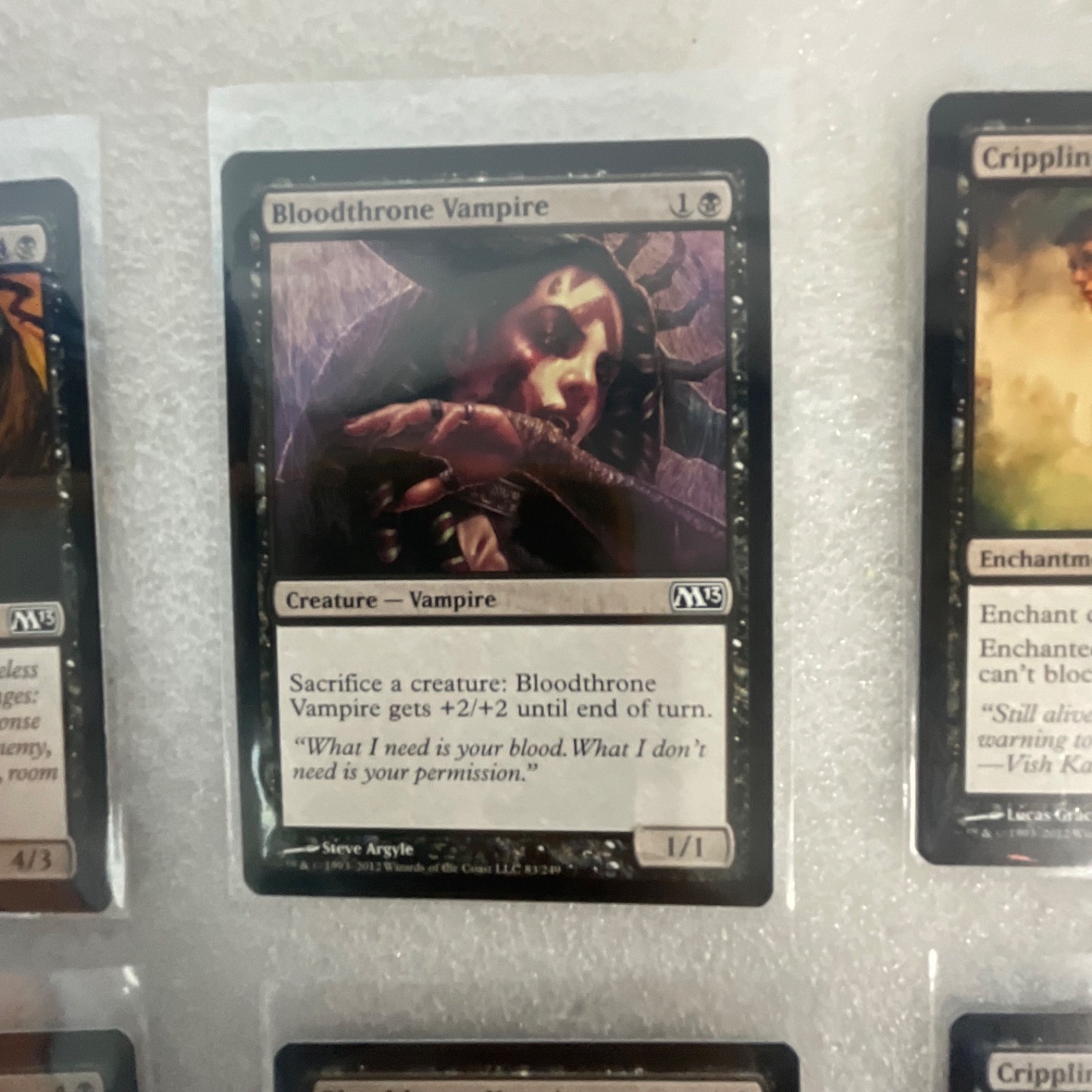 Magic the Gathering Lot of 20 Black M13 Bloodthrone Vampire - Image 10