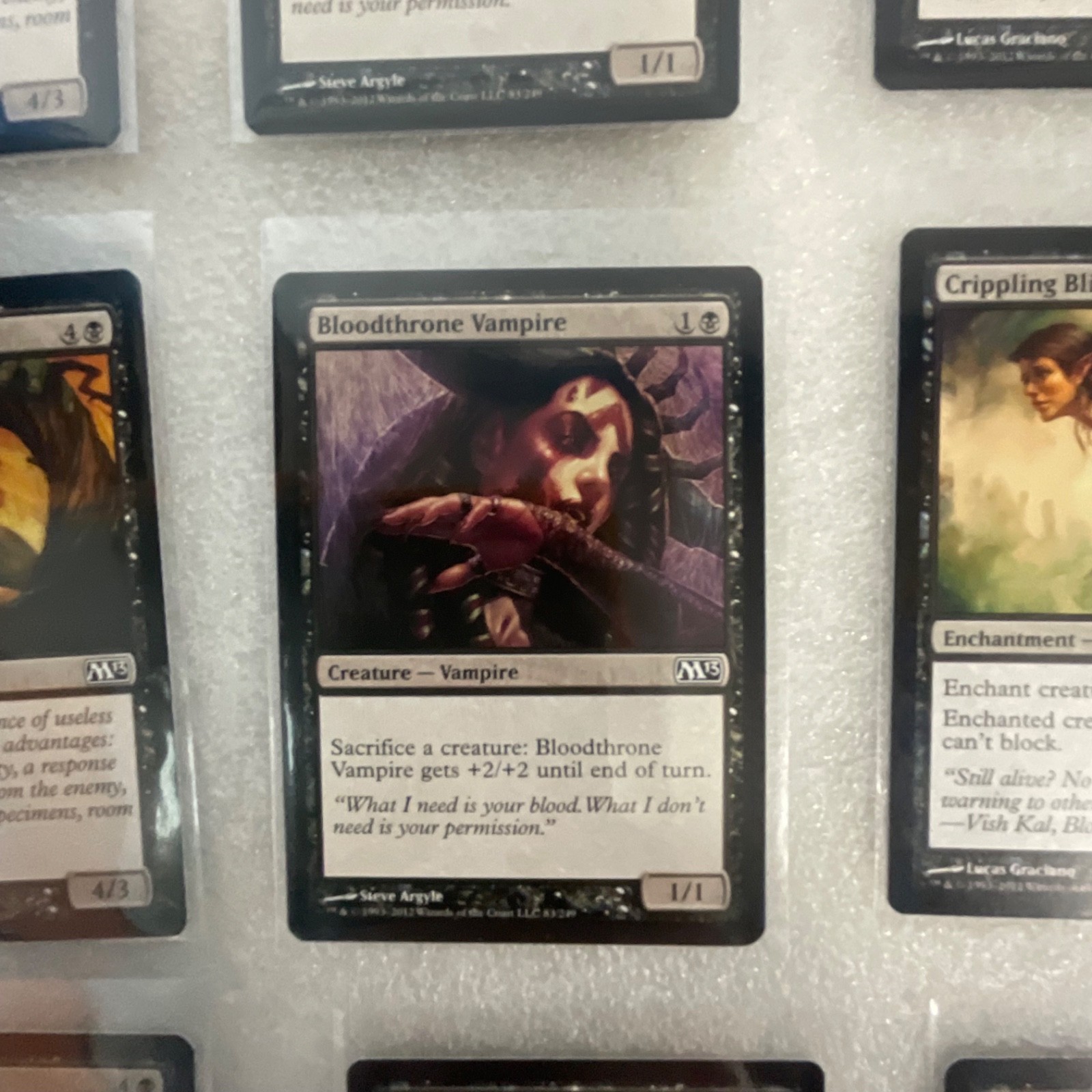 Magic the Gathering Lot of 20 Black M13 Bloodthrone Vampire - Image 11