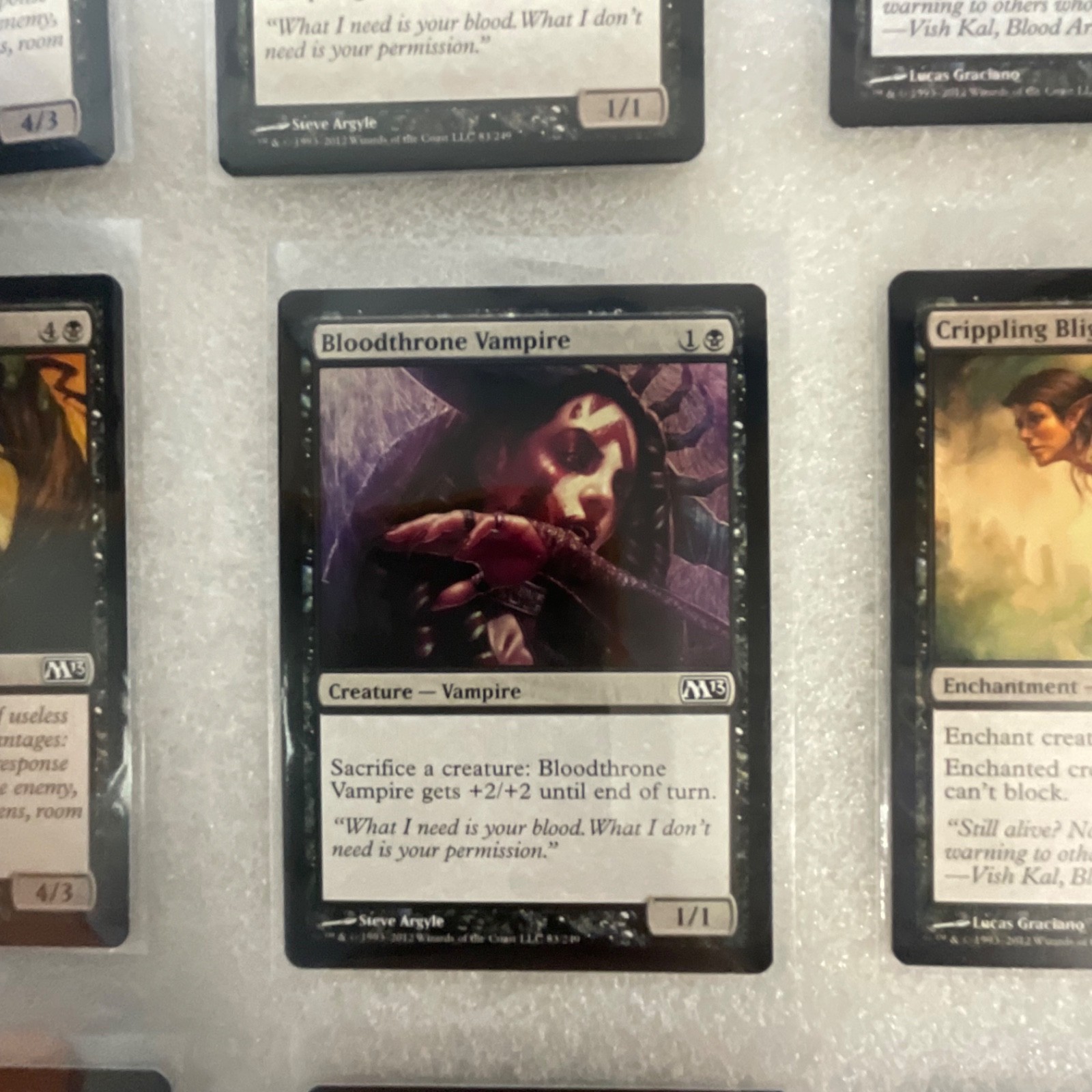 Magic the Gathering Lot of 20 Black M13 Bloodthrone Vampire - Image 12