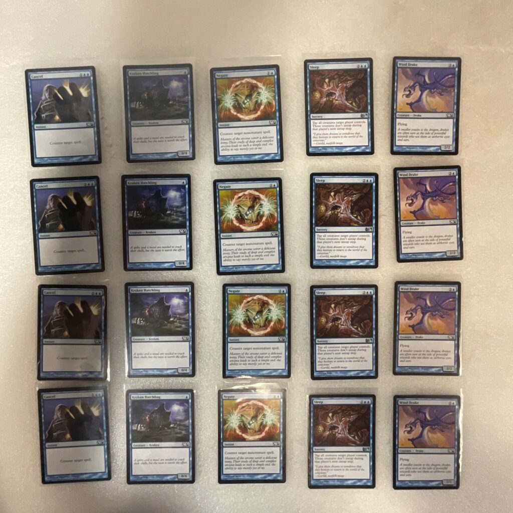 Magic the Gathering Lot of 20 Blue Cards M13 Cancel Negate Sleep - Image 1