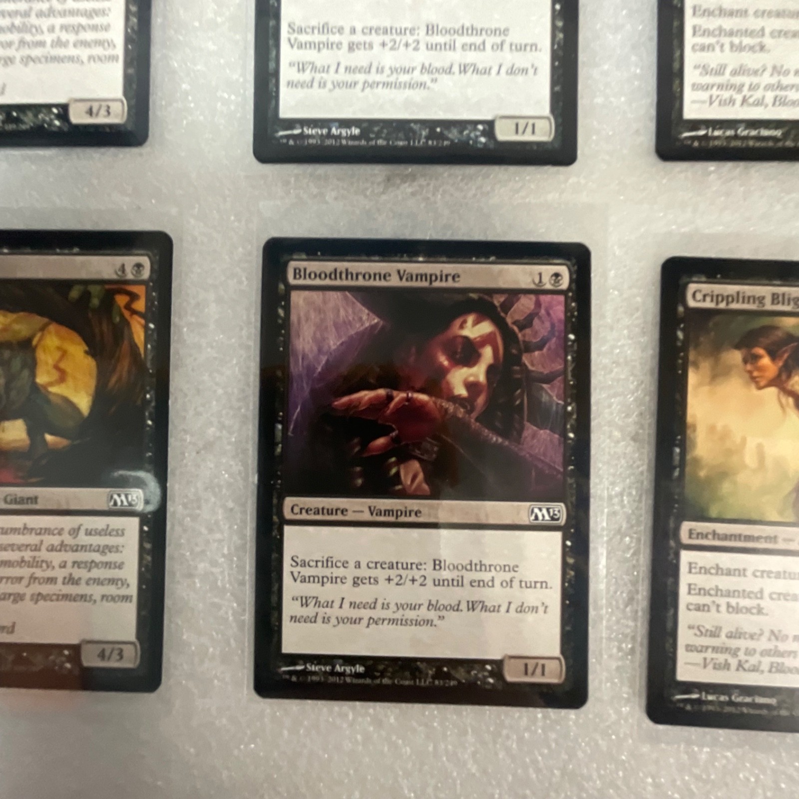 Magic the Gathering Lot of 20 Black M13 Bloodthrone Vampire - Image 13