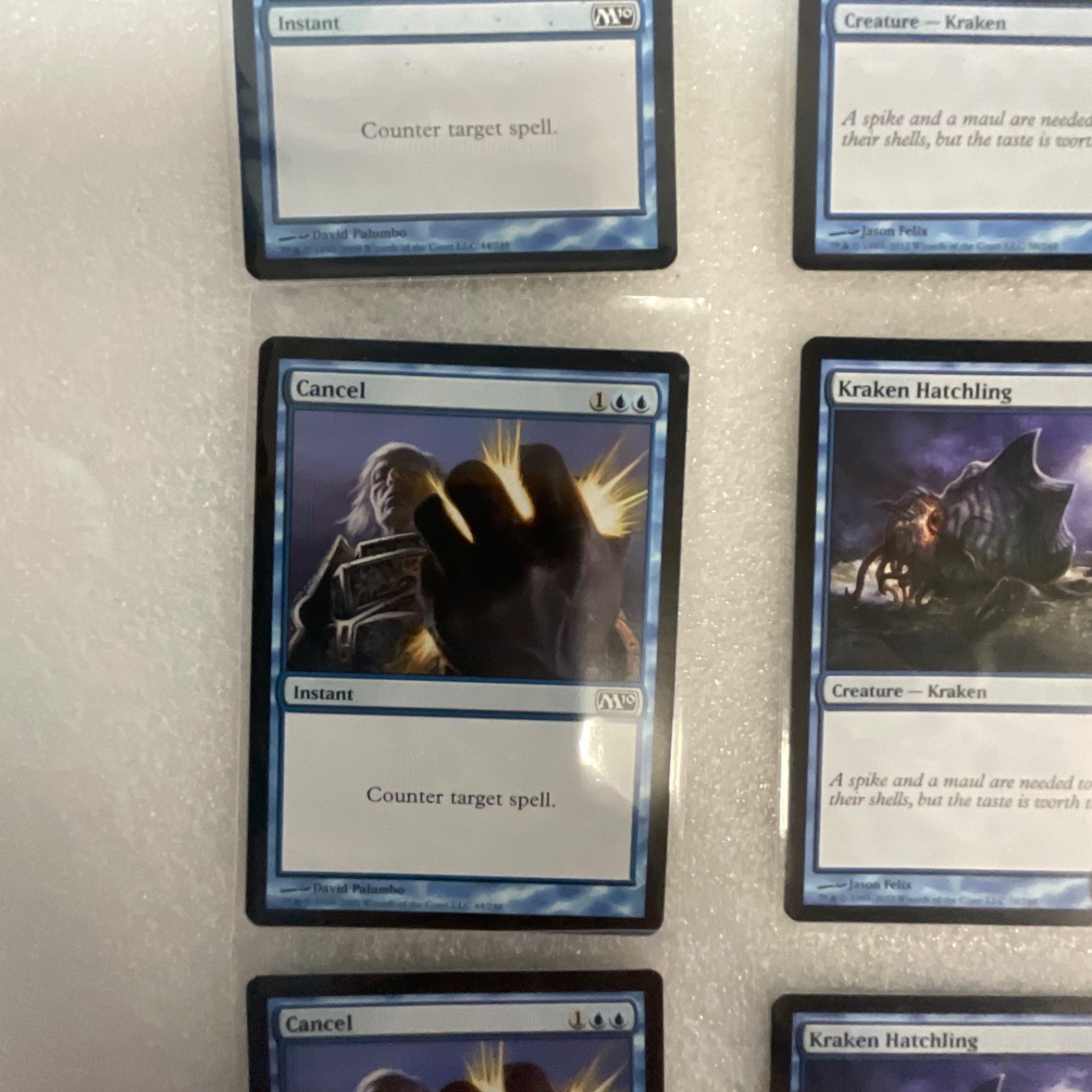 Magic the Gathering Lot of 20 Blue Cards M13 Cancel Negate Sleep - Image 4