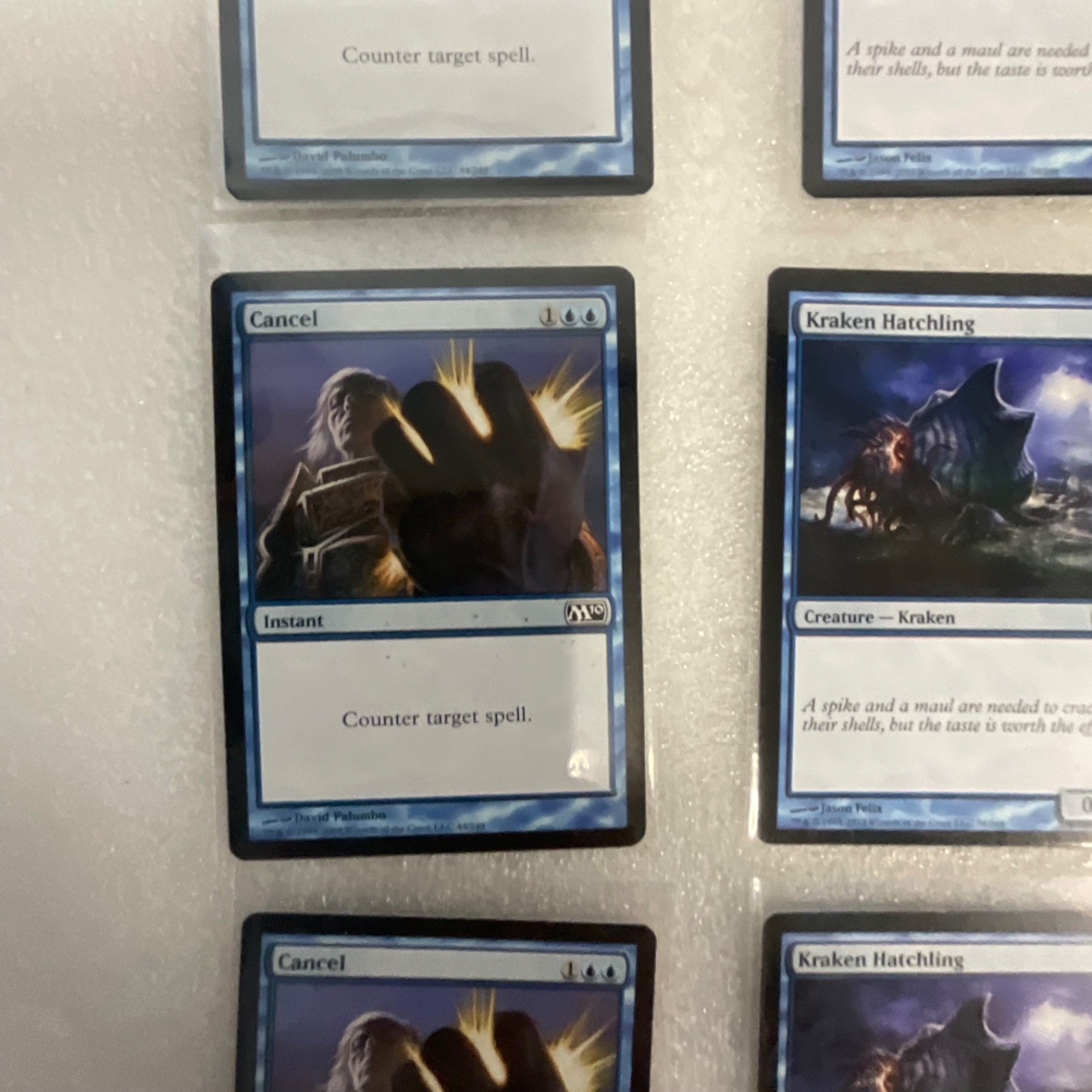 Magic the Gathering Lot of 20 Blue Cards M13 Cancel Negate Sleep - Image 3