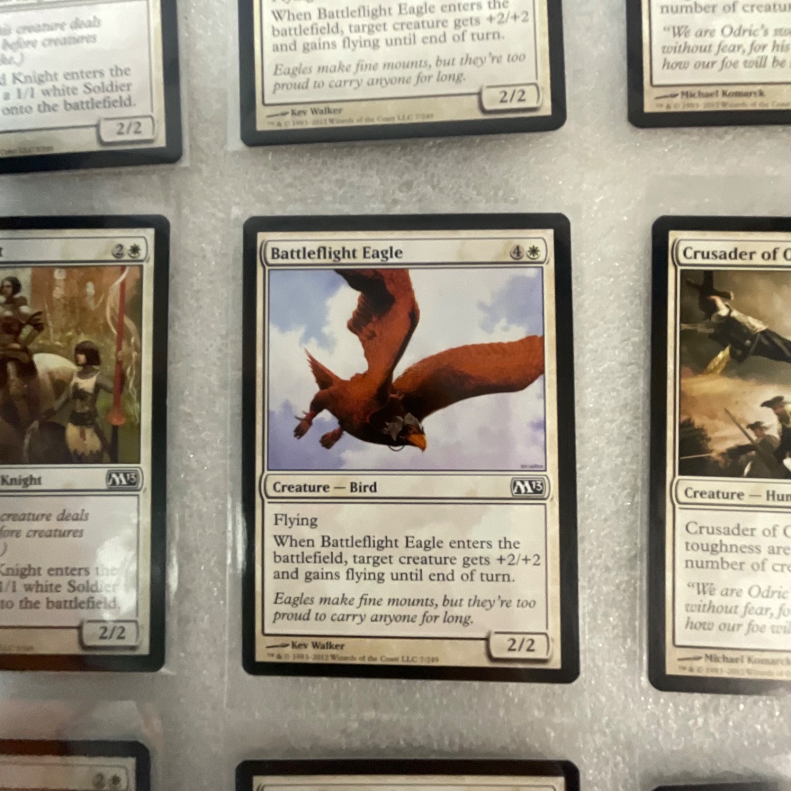 Magic the Gathering Lot of 20 White M13 Attended Knight Crusader - Image 15